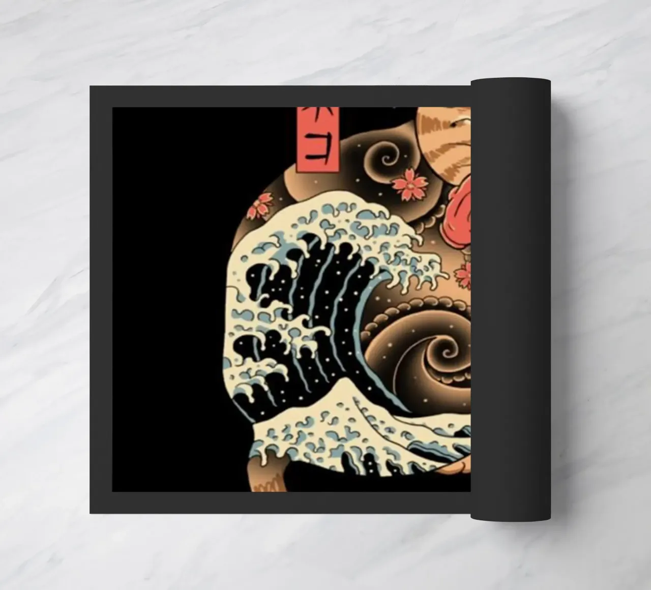 Neko Cat Fish Wave zerbino da Michel Studio