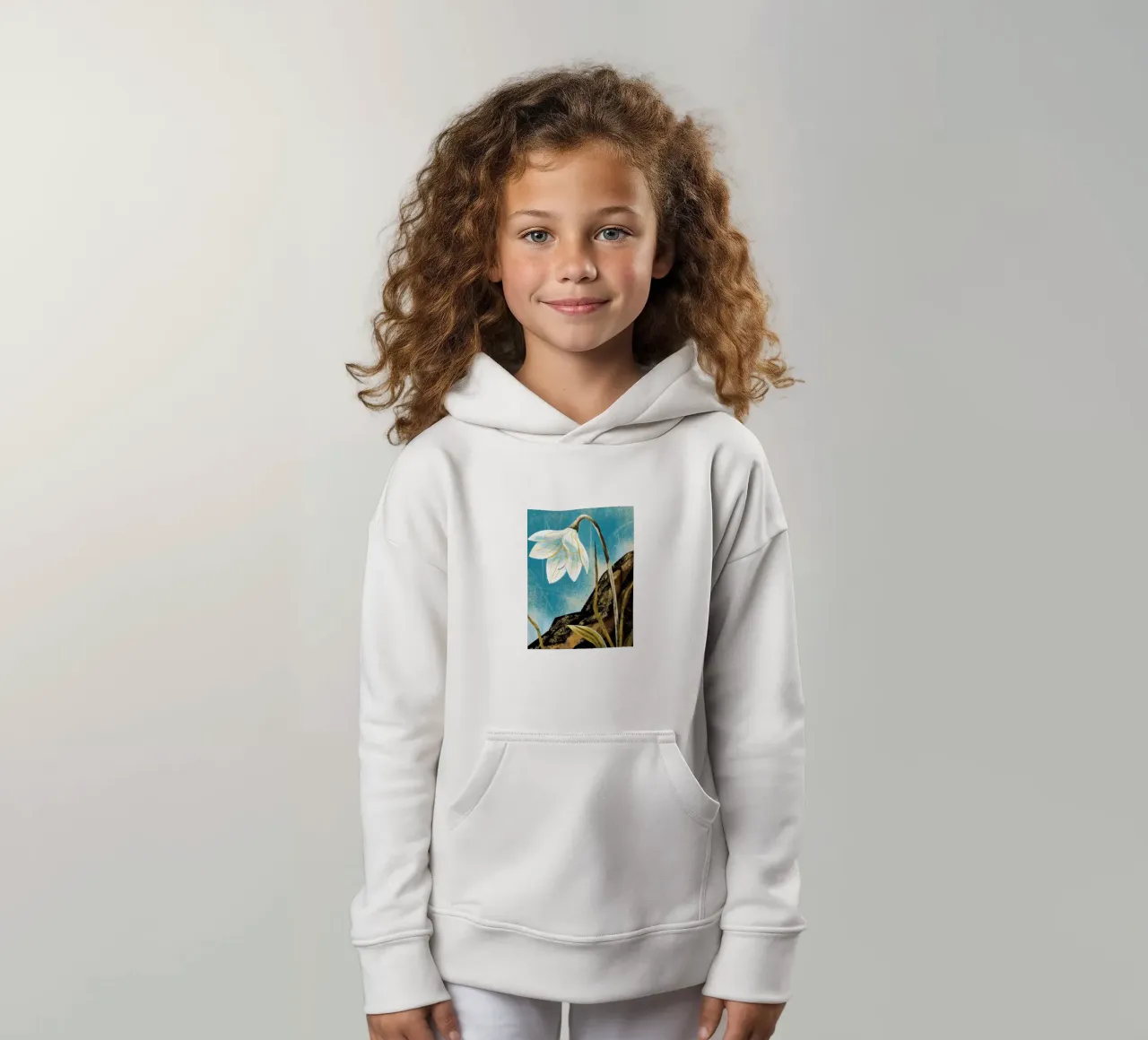 il fiore triste felpa bambino con cappuccio da 🎨 Point and Art