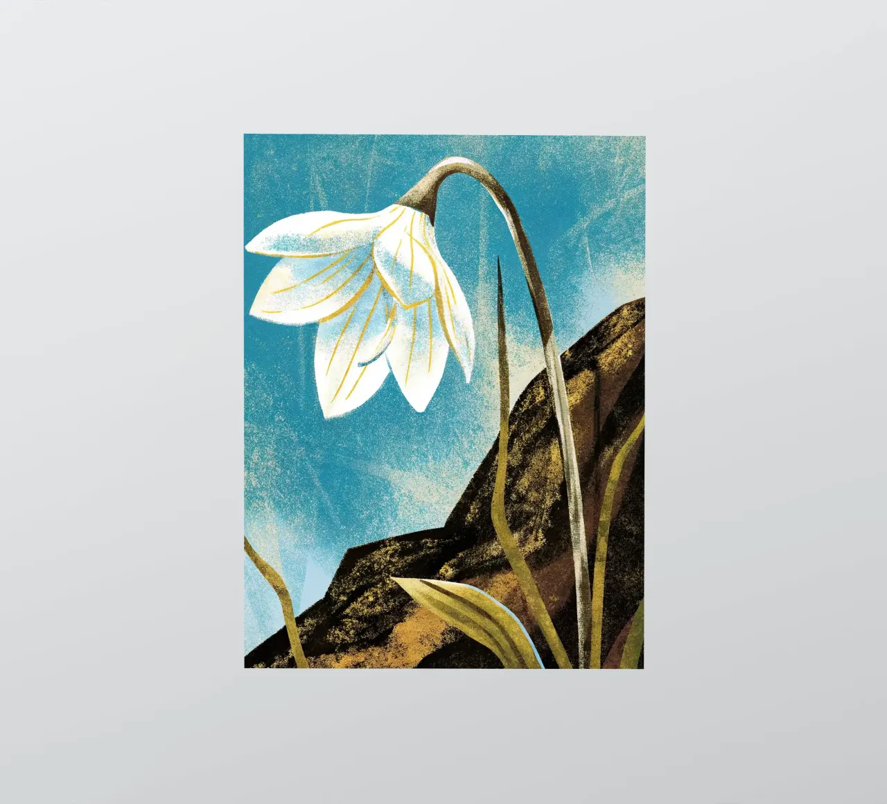 the sad flower sticker by 🎨 Point and Art