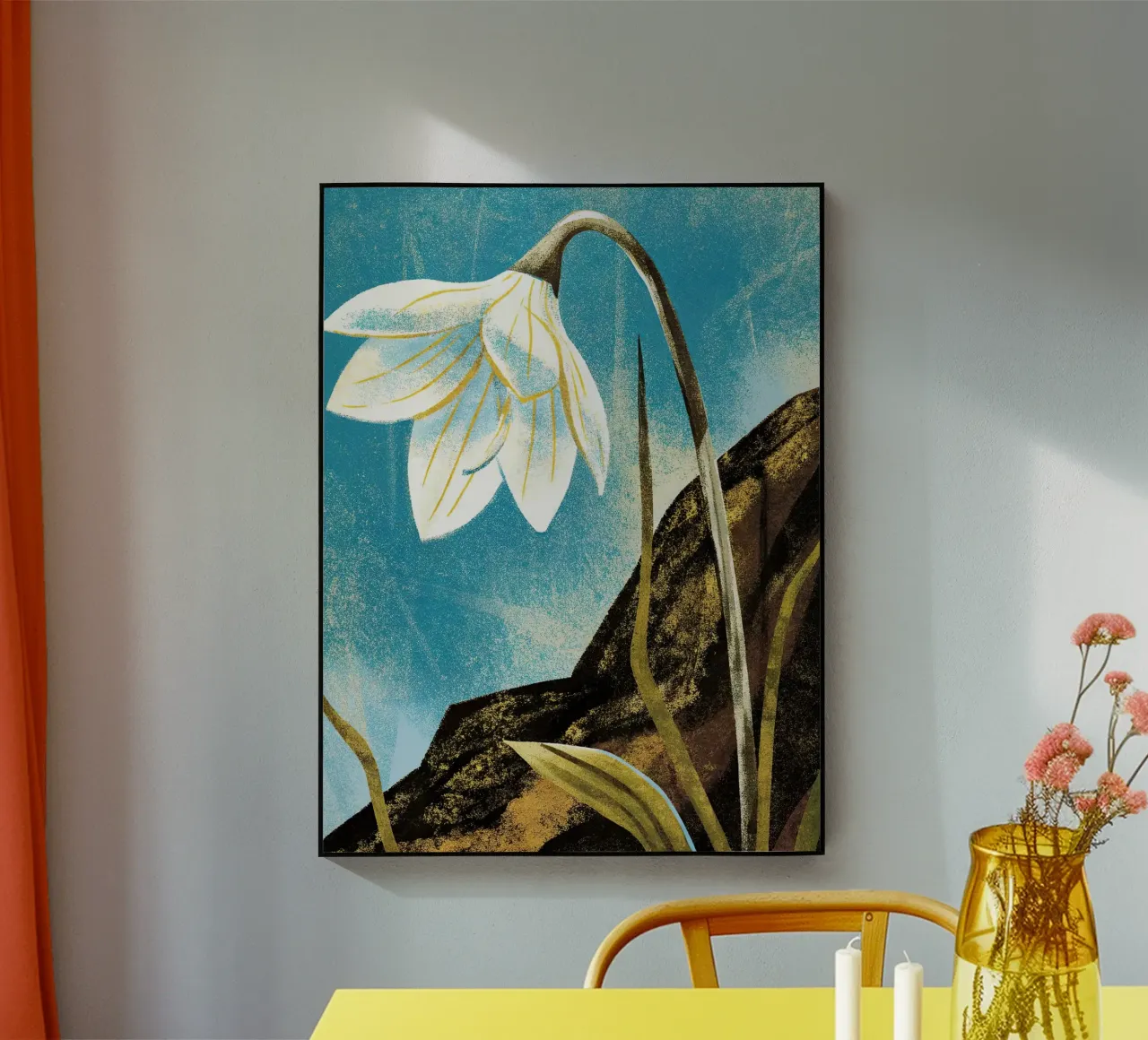 il fiore triste plexiglass da 🎨 Point and Art