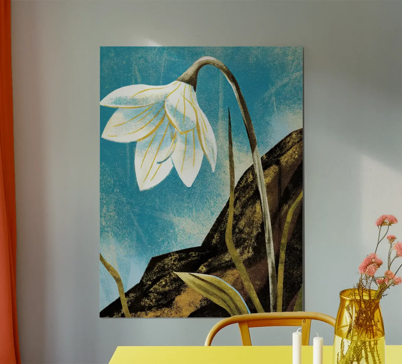 il fiore triste poster da 🎨 Point and Art