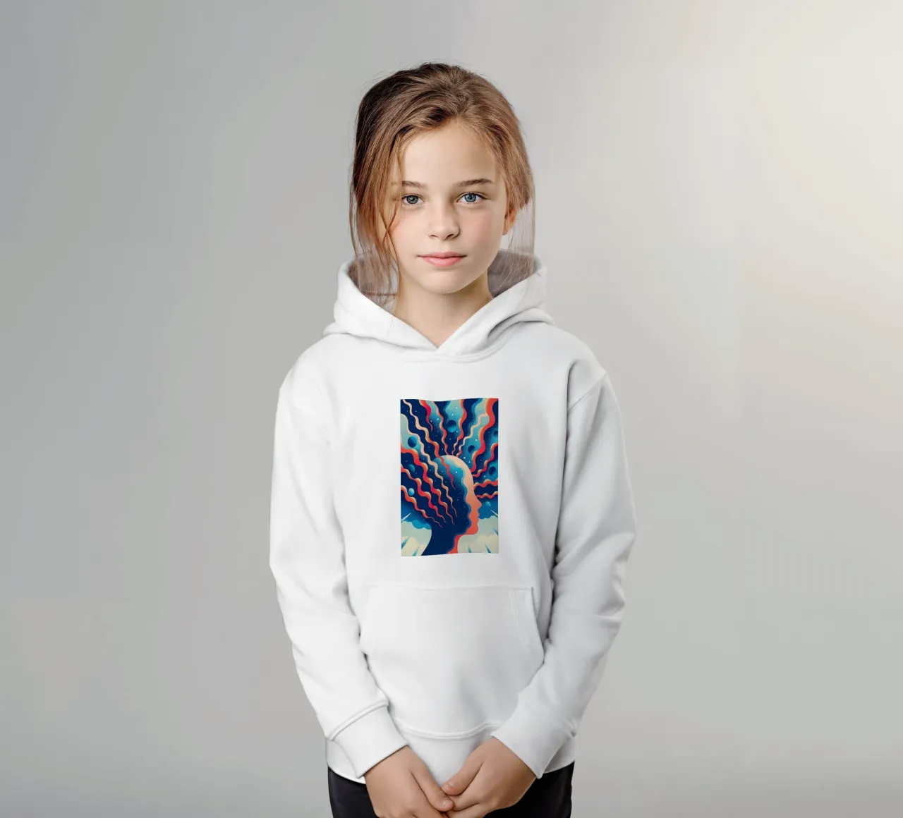 Nebula felpa bambino con cappuccio da ARTVI-SHOP