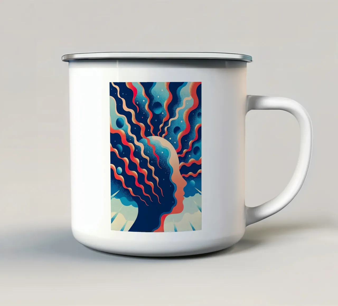 Nebula tazza in smalto da ARTVI-SHOP