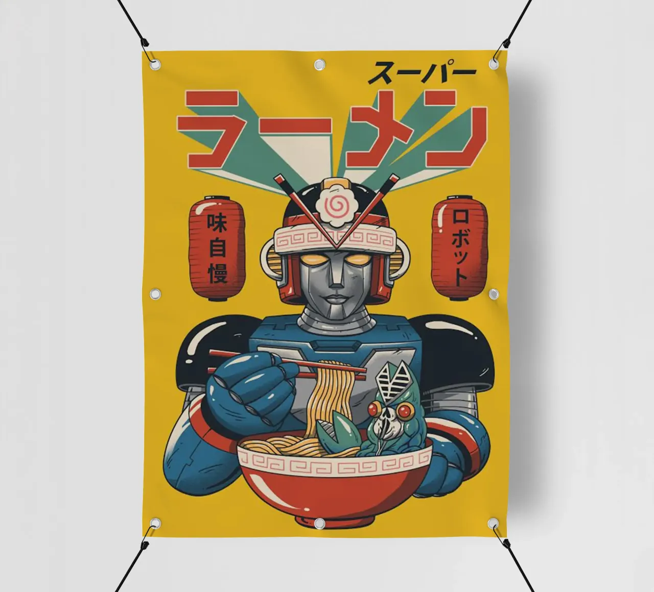 Segreti di successo Neko Ramen telo in pvc da Michel Studio