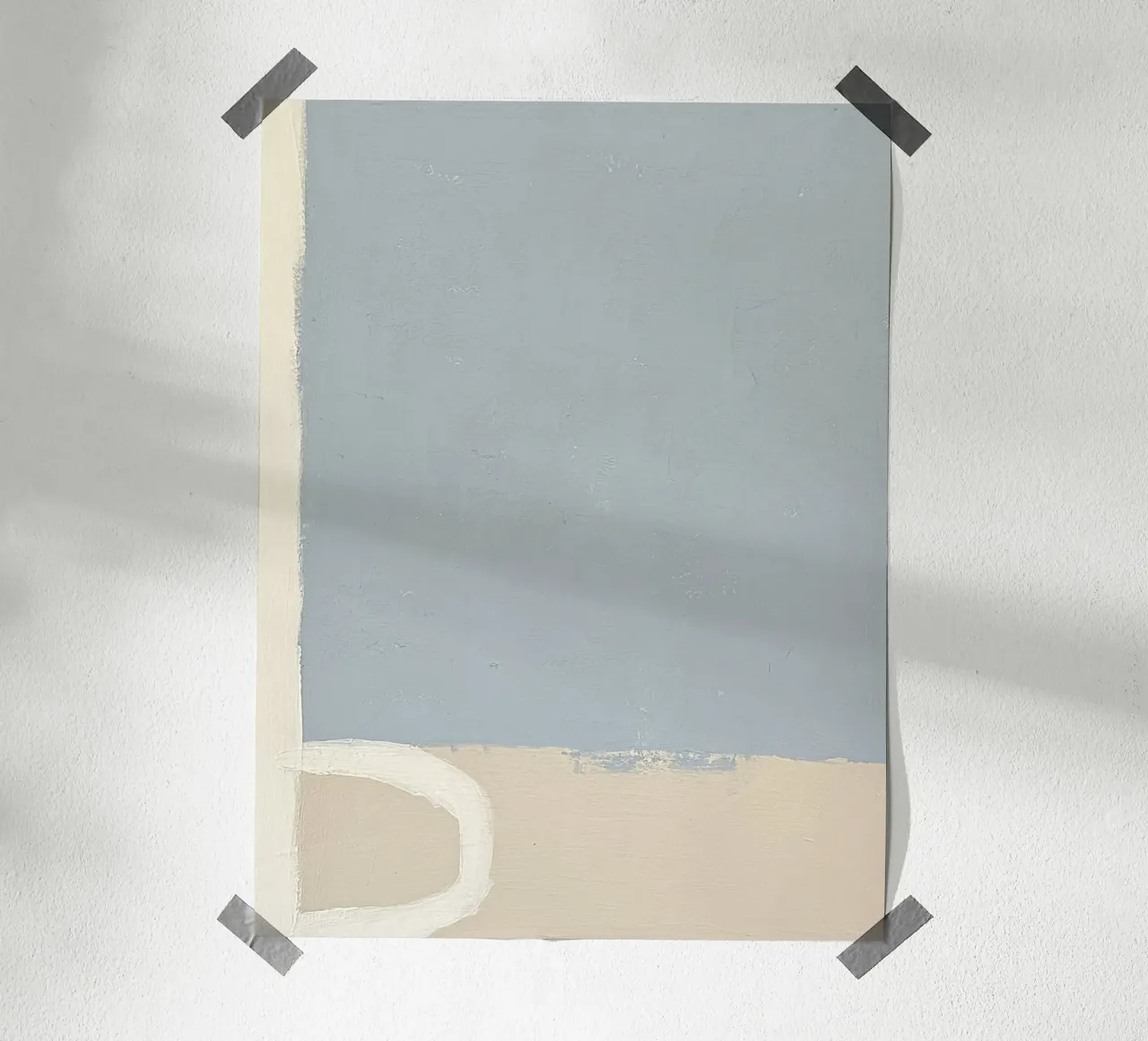 modern arc no1 poster avec cadre en bois de Andrea Reichhart Art