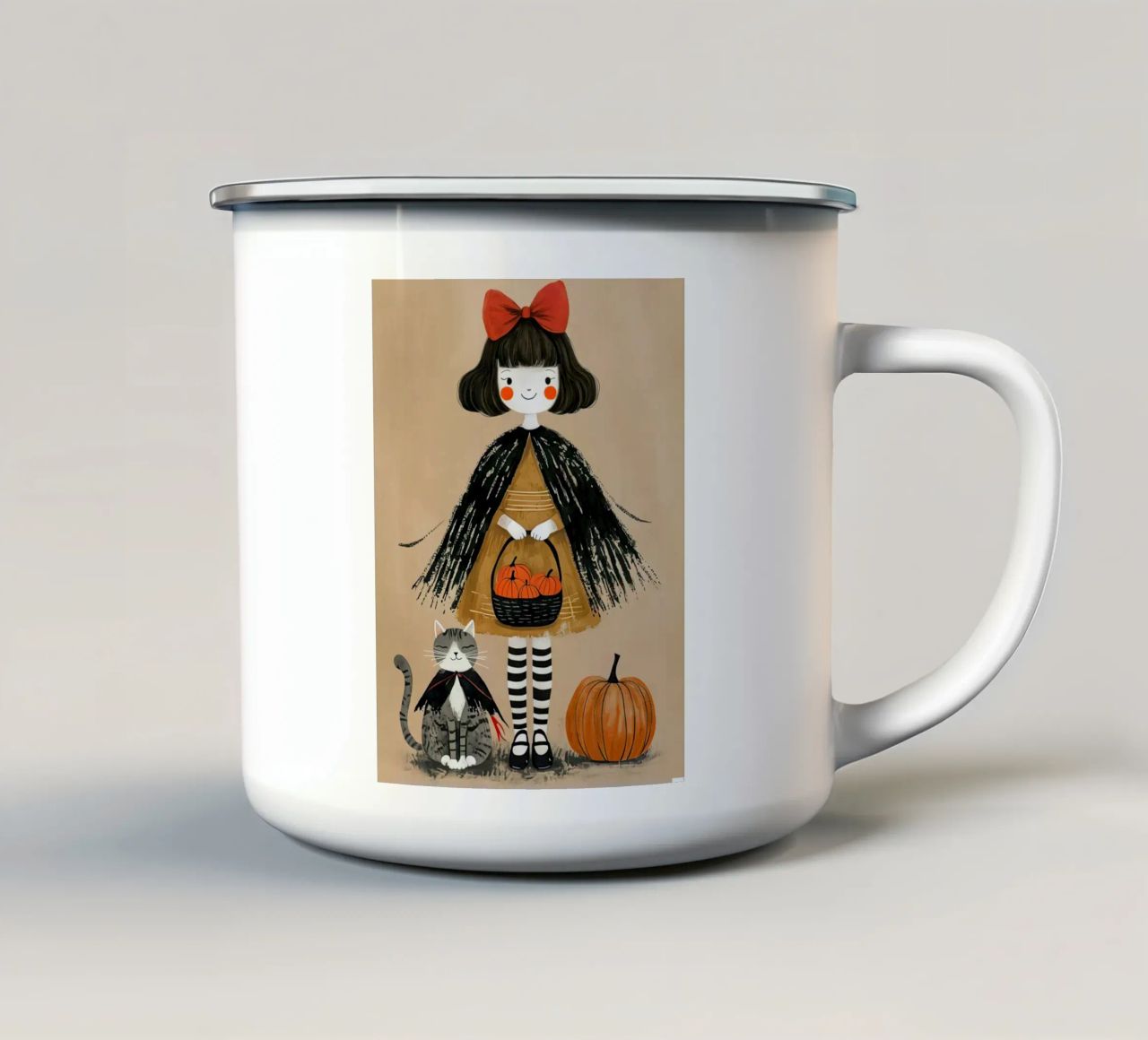 Halloween tazza in smalto da ARTVI-SHOP