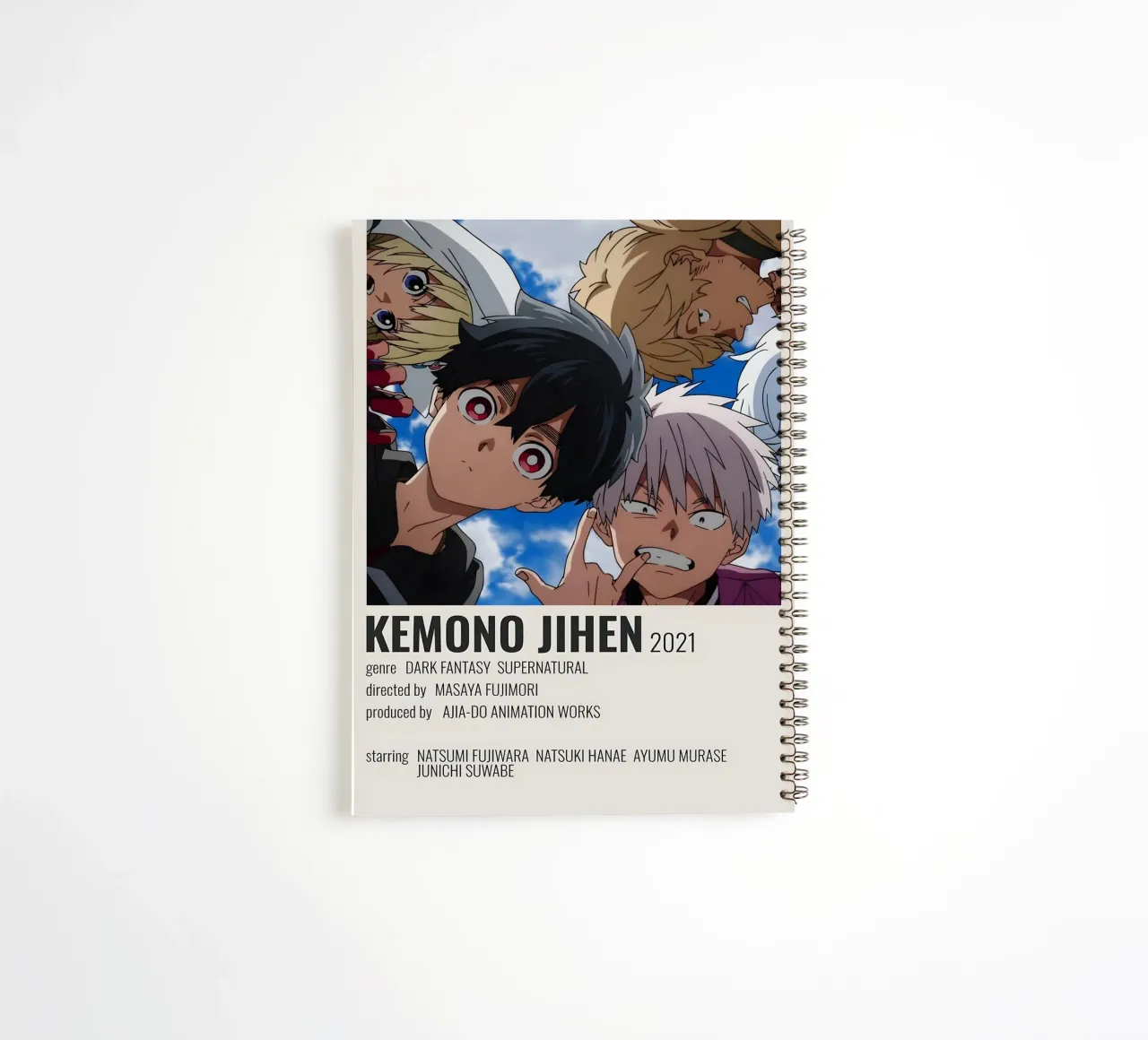 KEMONO JIHEN  2021 diario ad anelli da Totoya