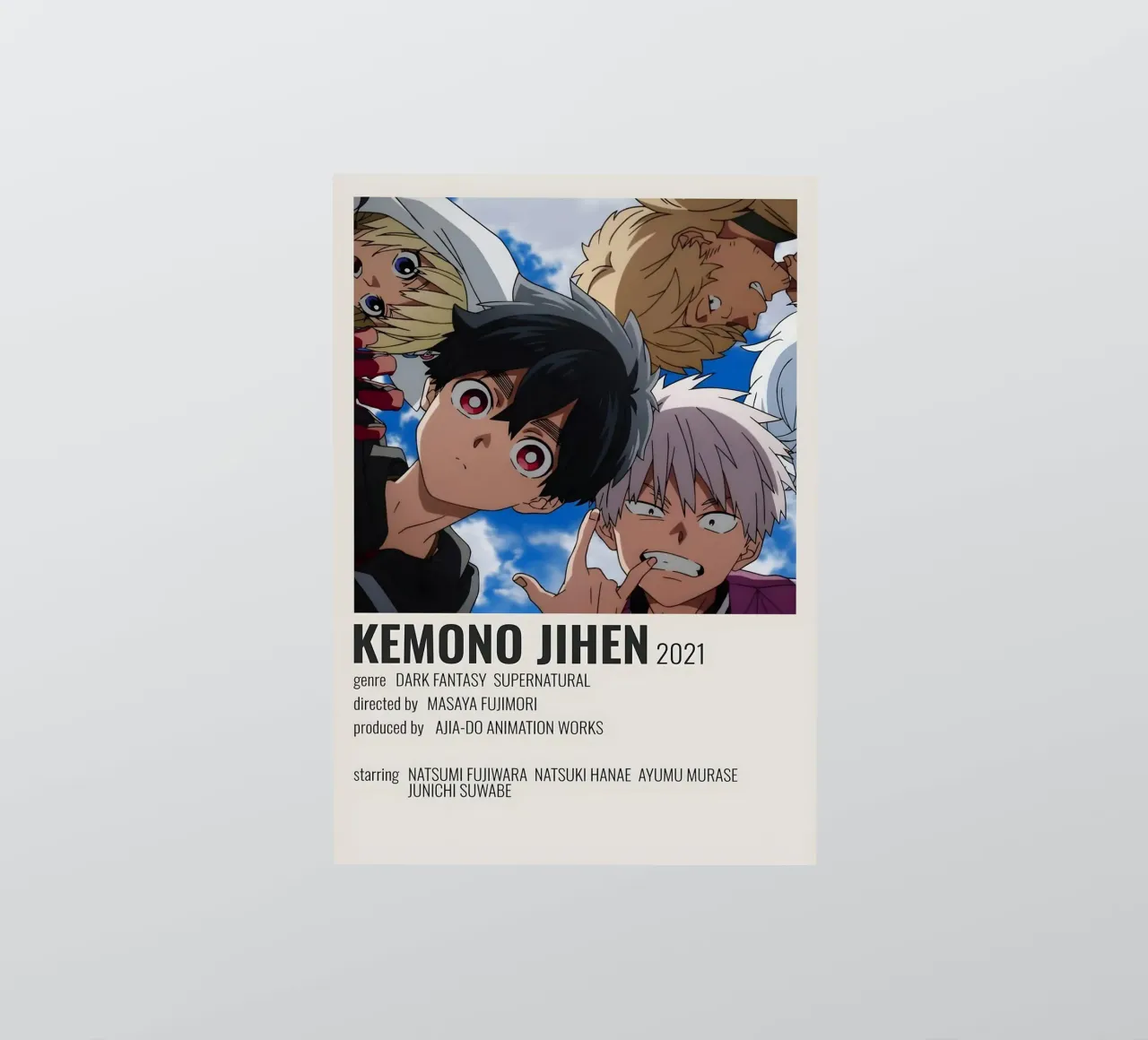 KEMONO JIHEN  2021 adesivo da Totoya