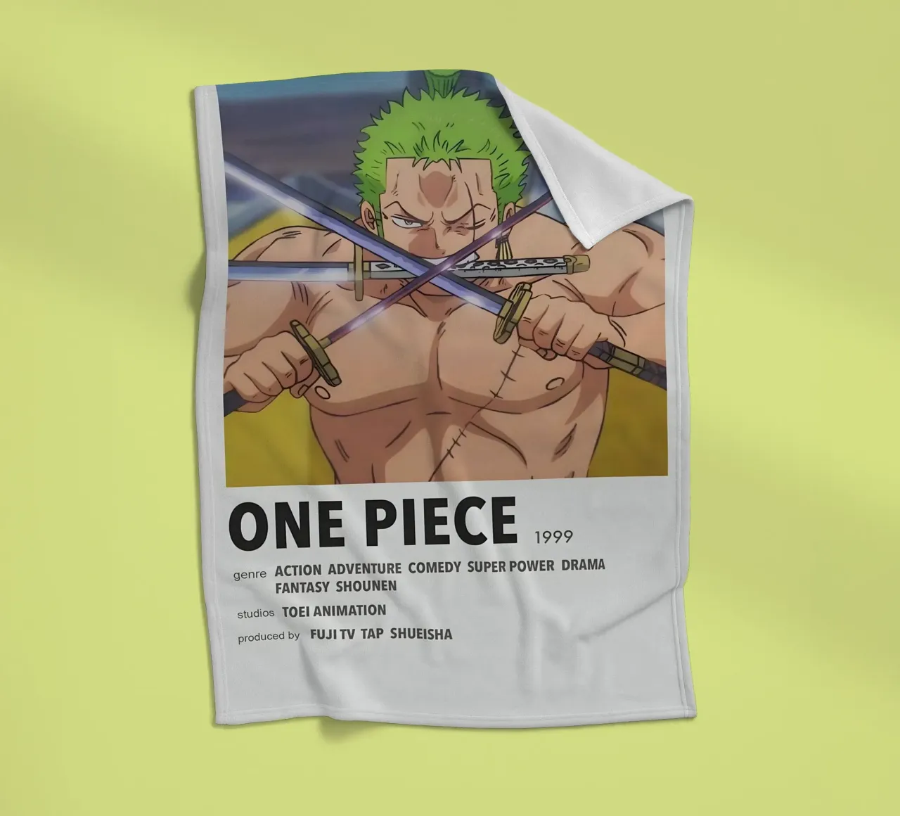 ONE PIECE 1999 coperta in pile da Totoya