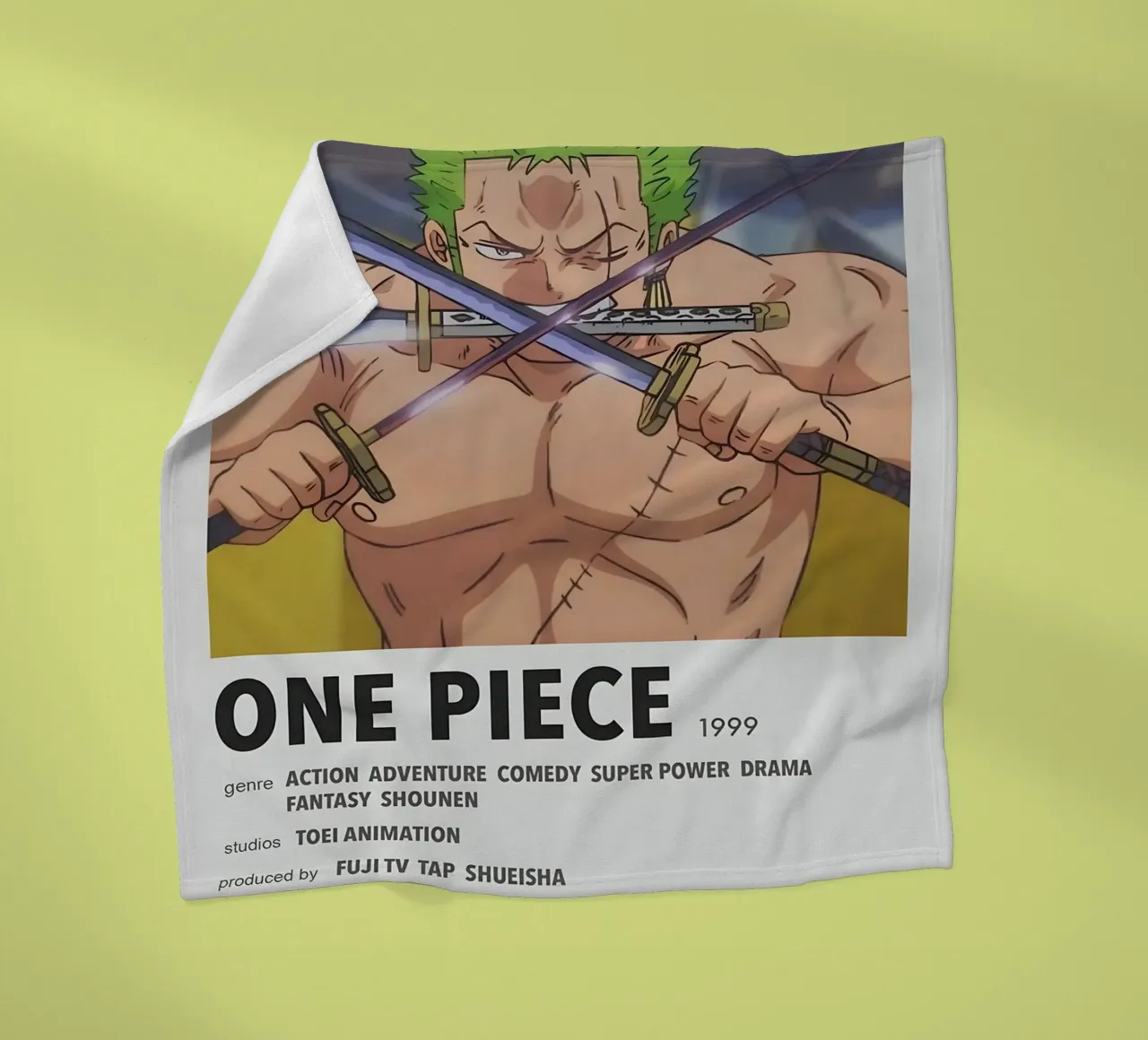 ONE PIECE 1999 coperta in pile da Totoya