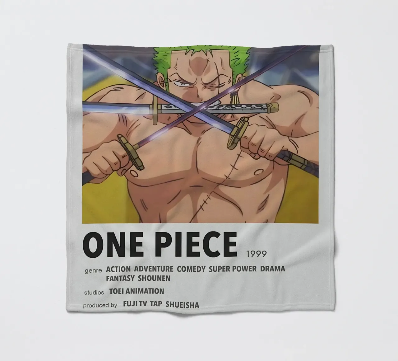 ONE PIECE 1999 coperta in pile da Totoya