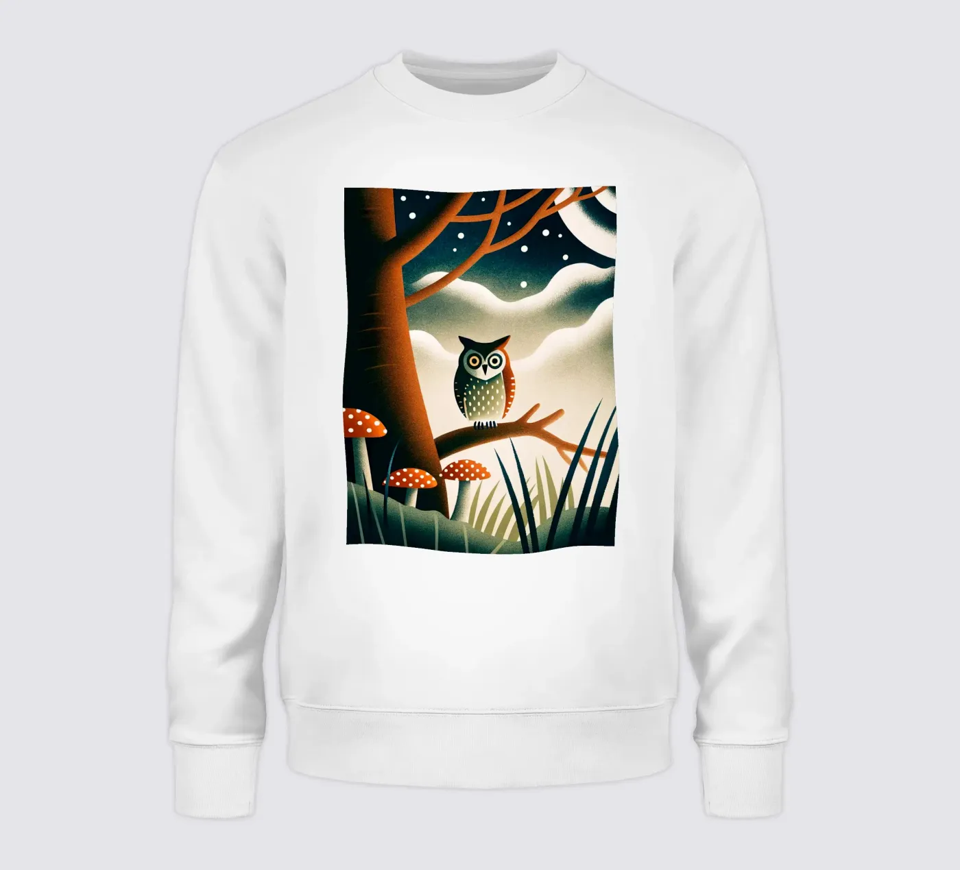 die Eule Sweatshirt von 🐹 BABY ART PRINTS