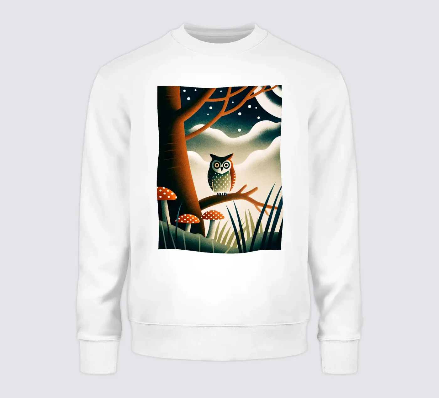 die Eule Sweatshirt von 🐹 BABY ART PRINTS