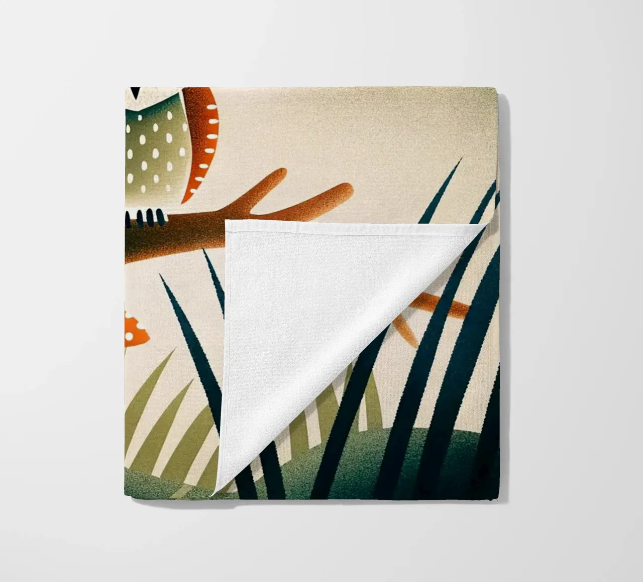 die Eule Strandtuch von 🐹 BABY ART PRINTS