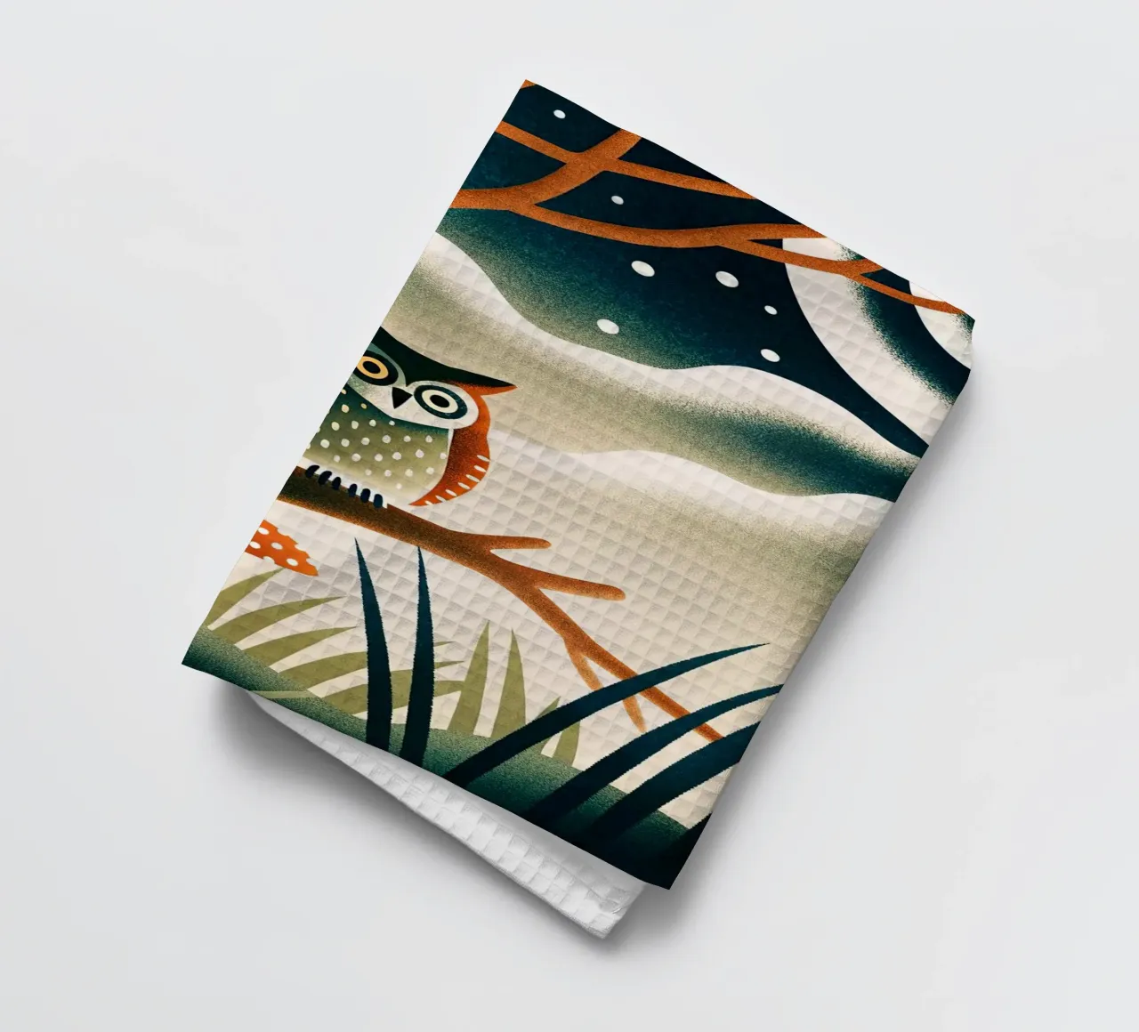 die Eule Geschirrtuch von 🐹 BABY ART PRINTS