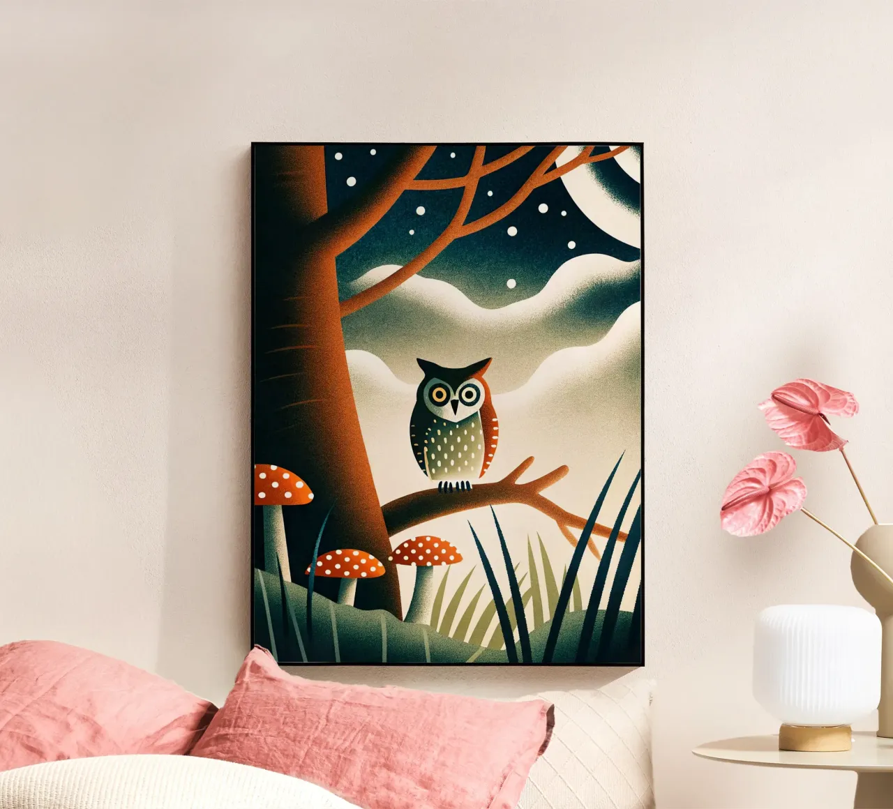 il gufo plexiglass da 🐹 BABY ART PRINTS