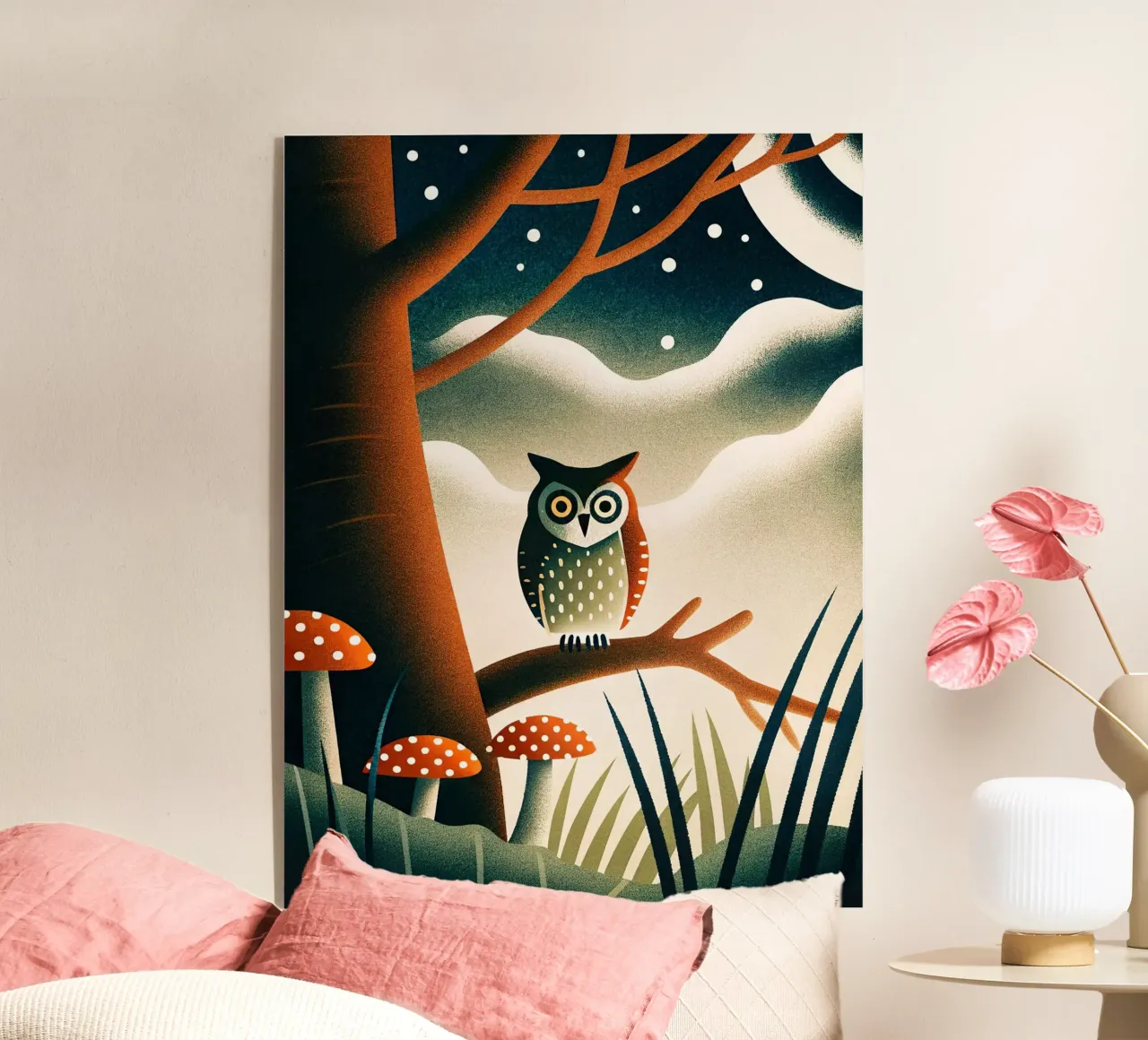 il gufo plexiglass da 🐹 BABY ART PRINTS