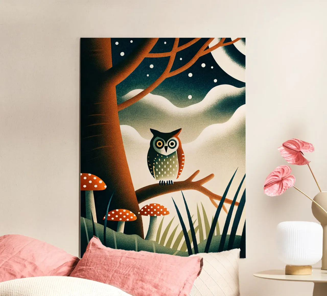il gufo carta hahnemühle da 🐹 BABY ART PRINTS