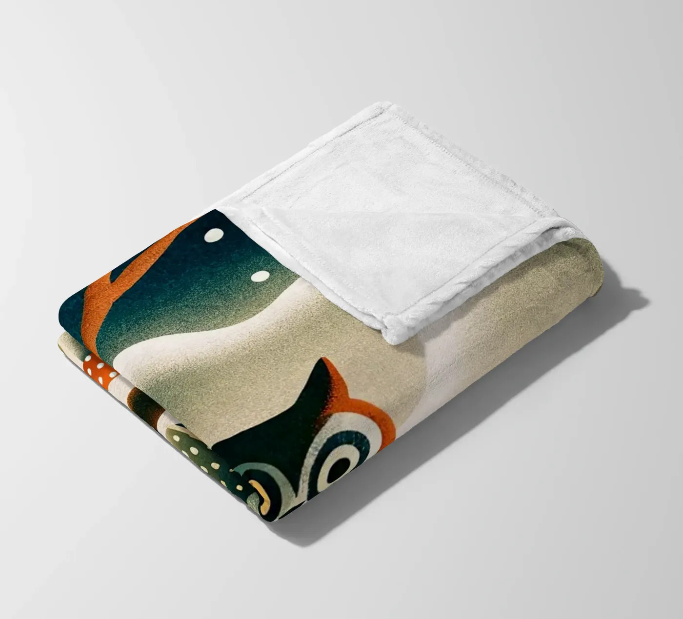 il gufo coperta in pile da 🐹 BABY ART PRINTS