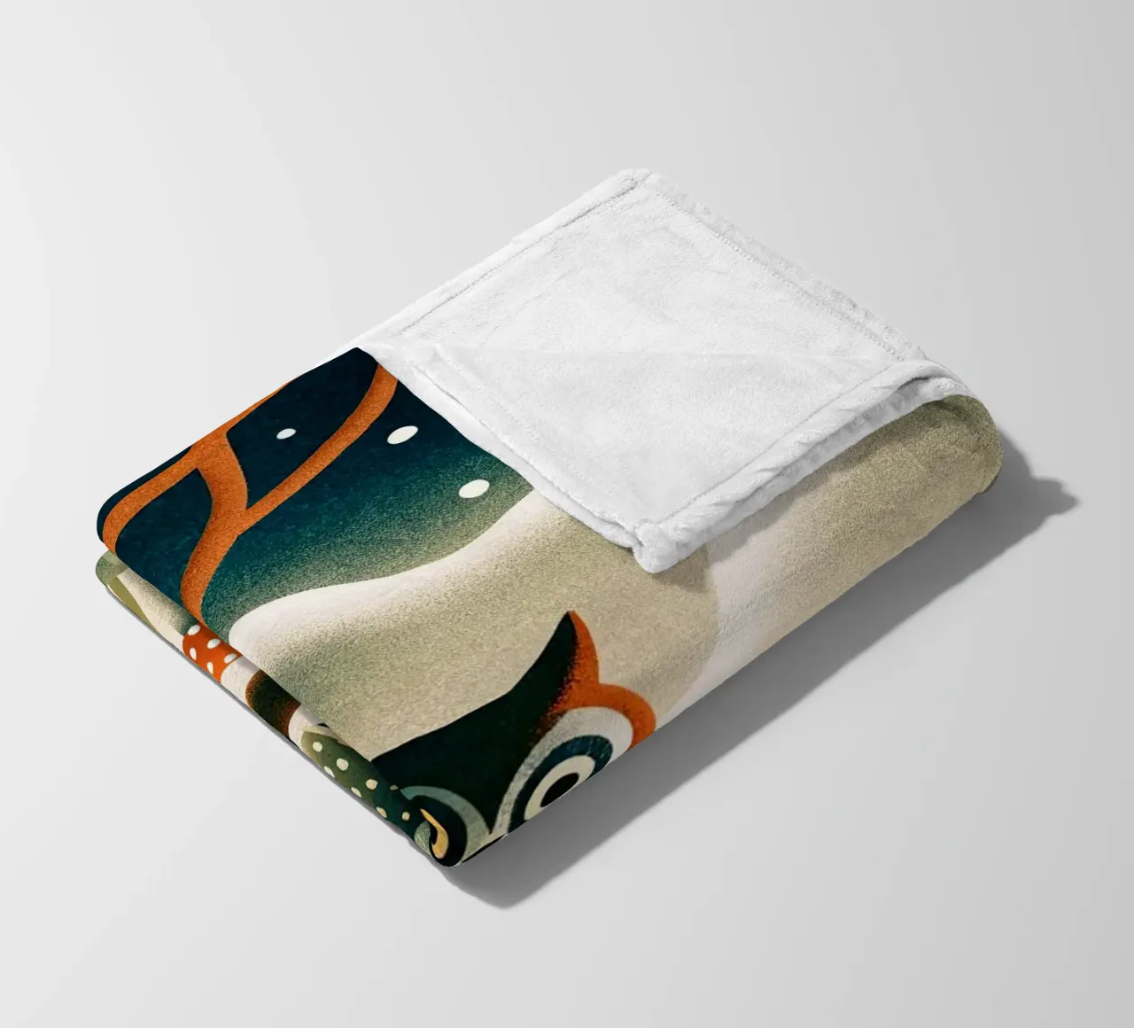 die Eule Fleecedecke von 🐹 BABY ART PRINTS