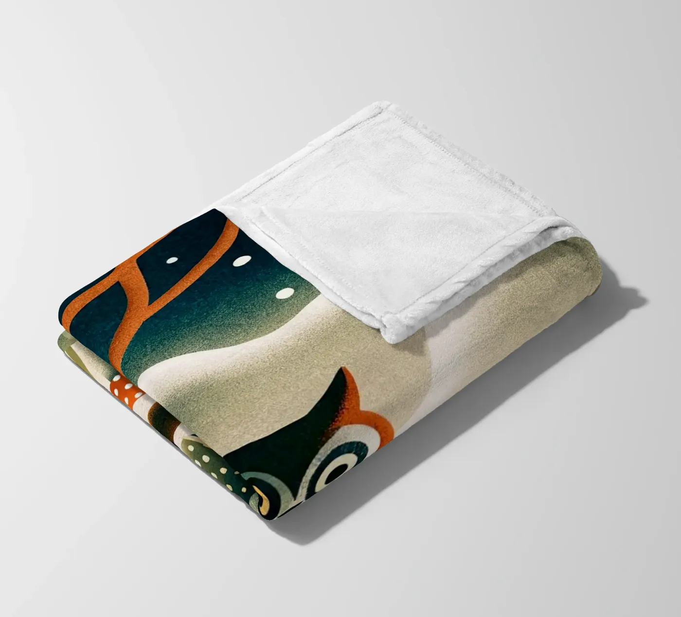 il gufo coperta in pile da 🐹 BABY ART PRINTS