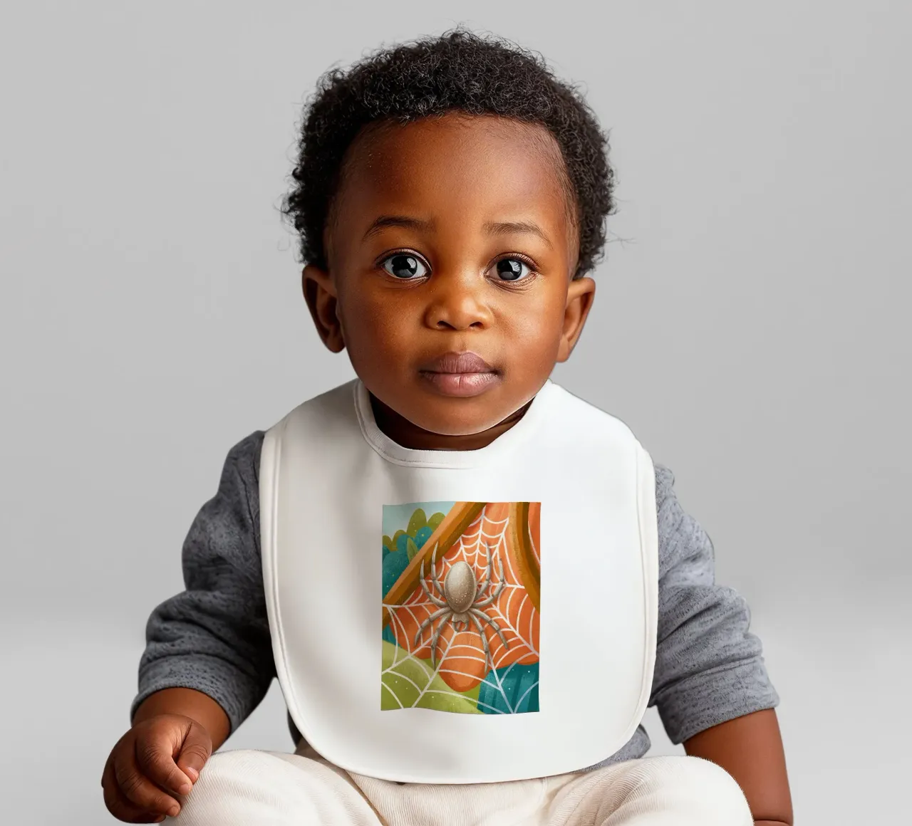 Il ragnetto bavaglino da BABY ART PRINTS