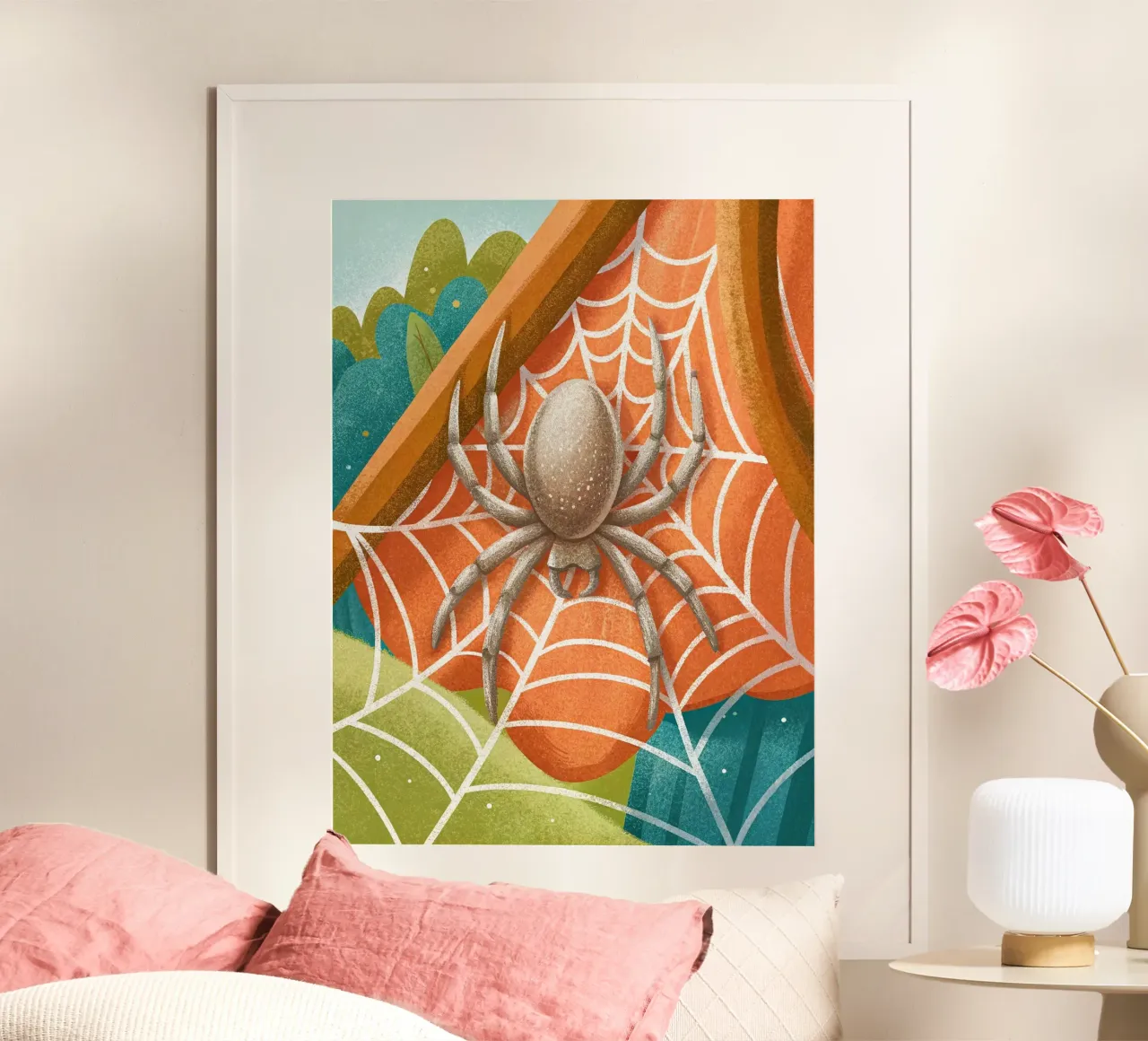 Il ragnetto poster con telaio in alluminio da 🐹 BABY ART PRINTS