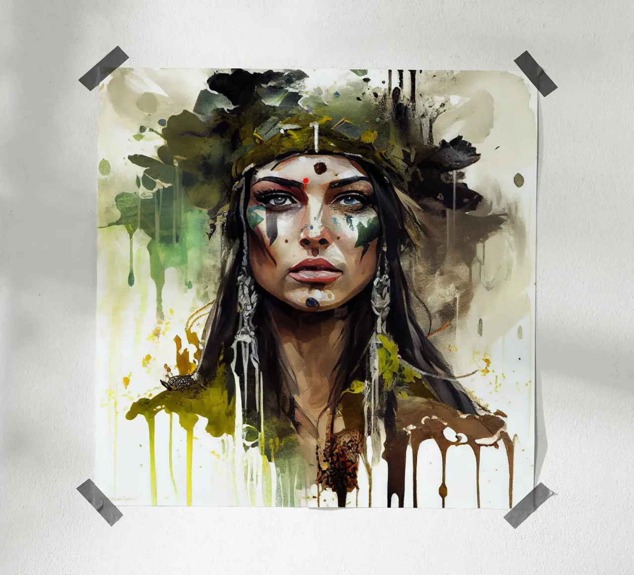 Druida poderoso poster de Chromatic Fusion Studio