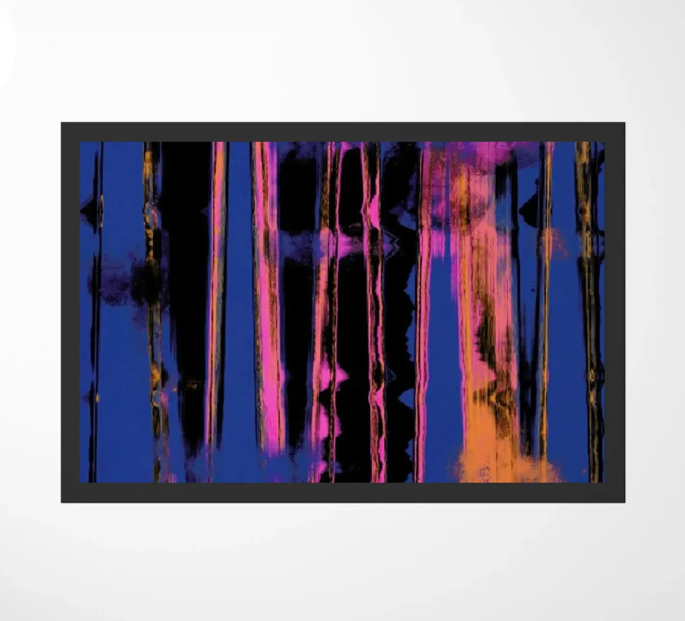 Time Machine Blue Fußmatte von treechild