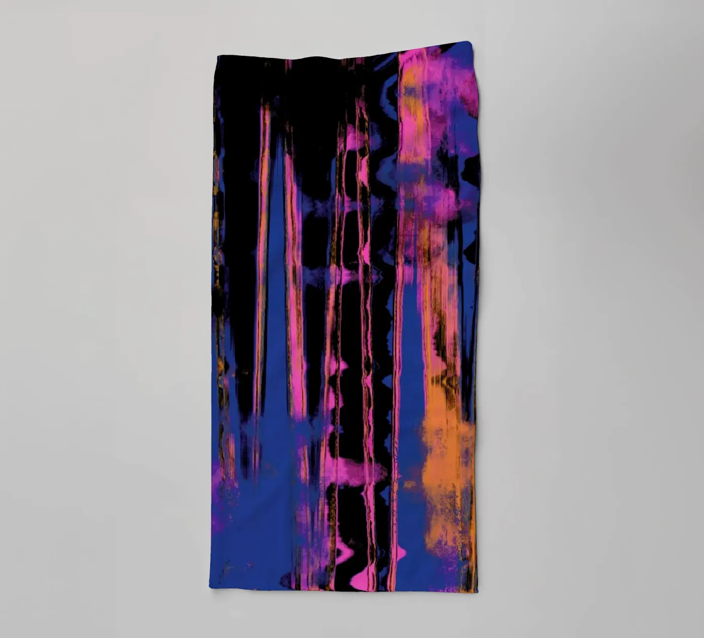 Time Machine Blue towel by treechild