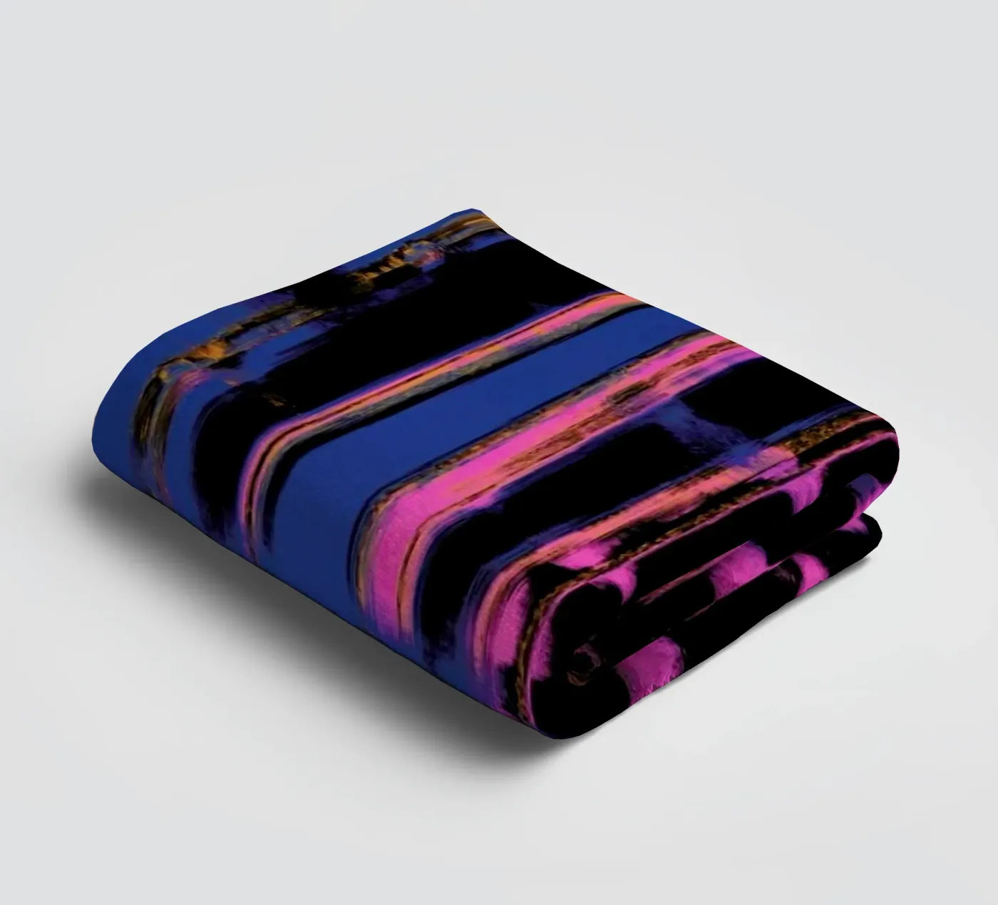 Time Machine Blue towel by treechild