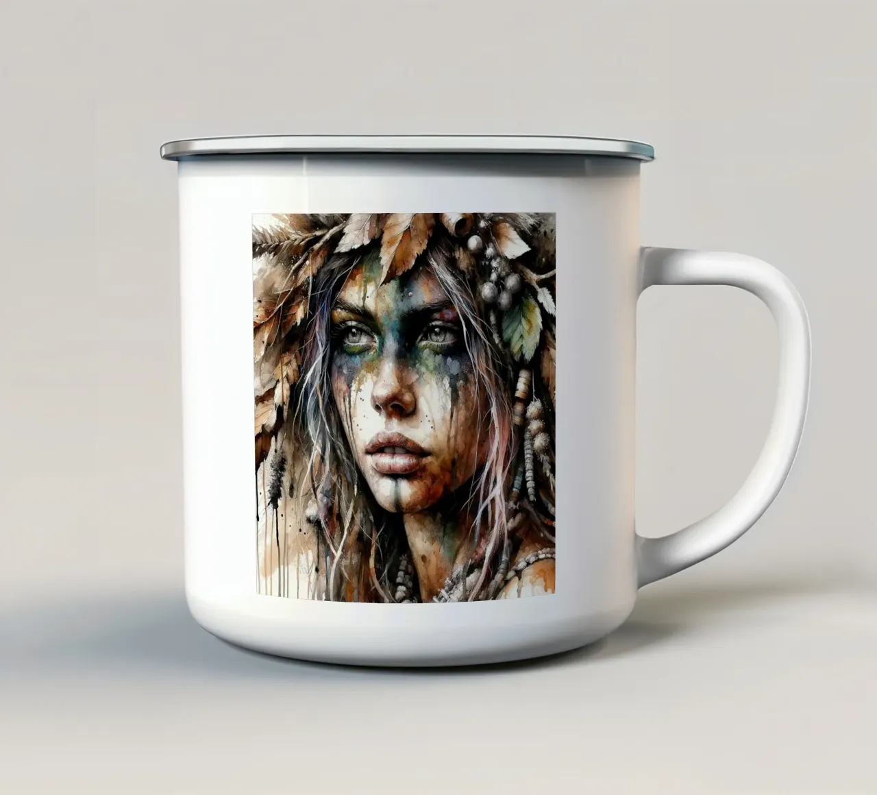 Druido potente tazza in smalto da Chromatic Fusion Studio