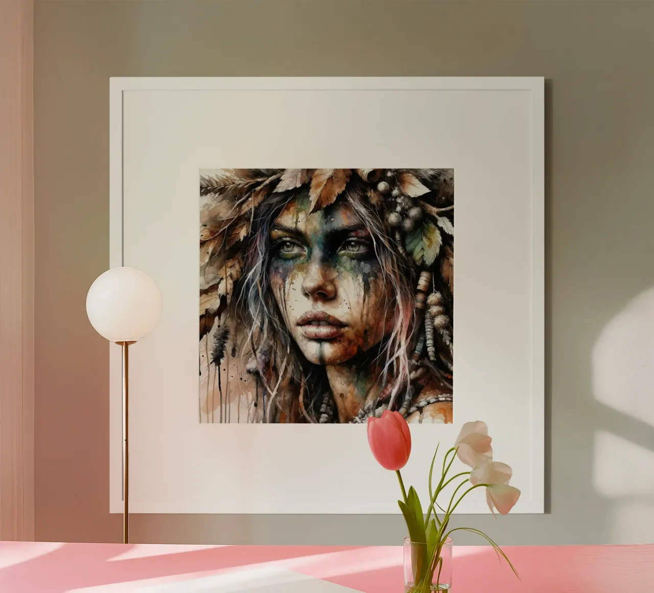 Mächtiger Druide Hahnemühle von Chromatic Fusion Studio