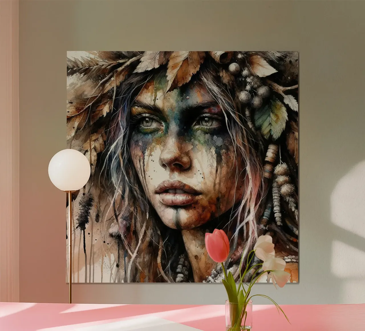 Mächtiger Druide Hahnemühle von Chromatic Fusion Studio