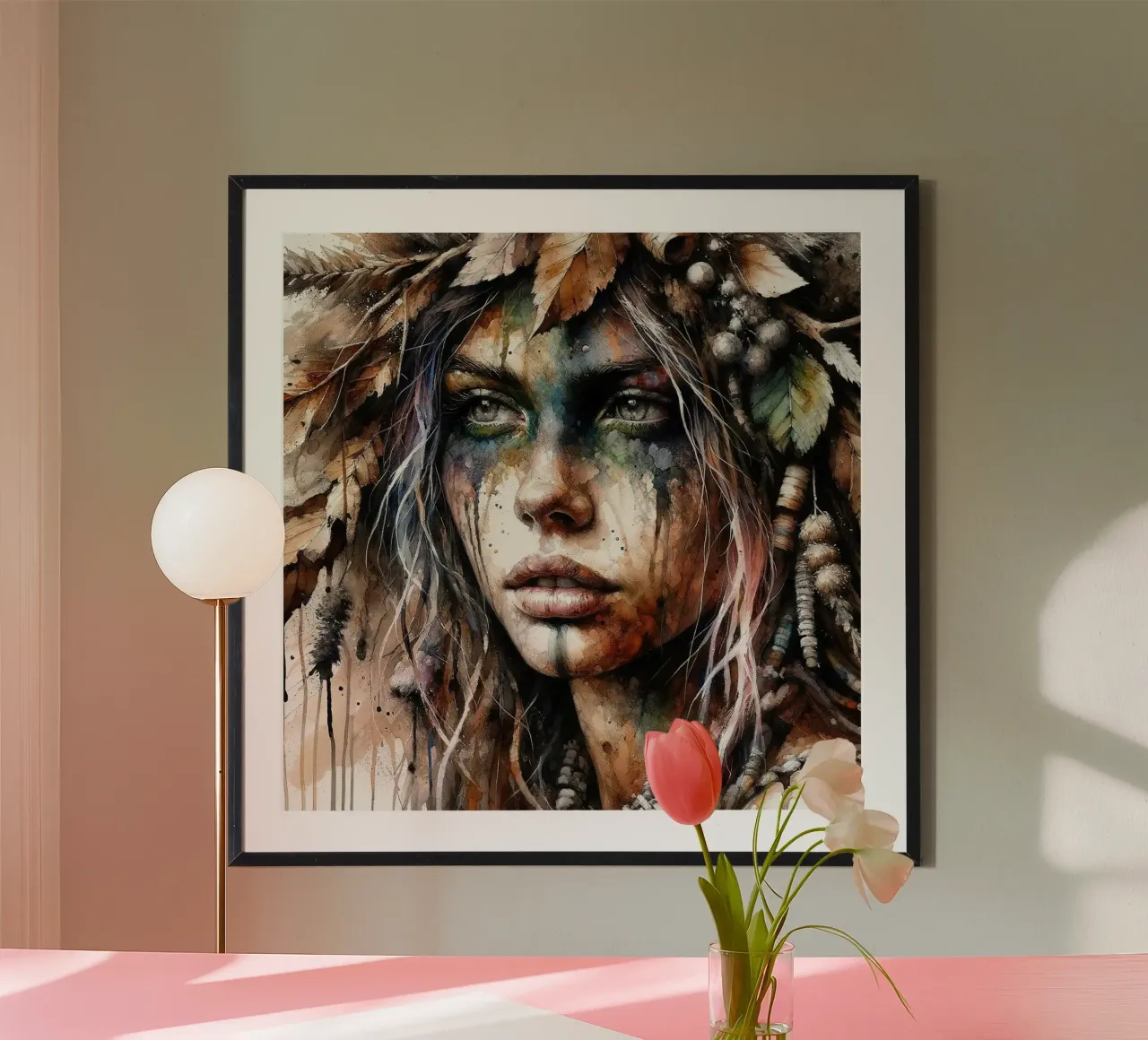 Mächtiger Druide Hahnemühle von Chromatic Fusion Studio