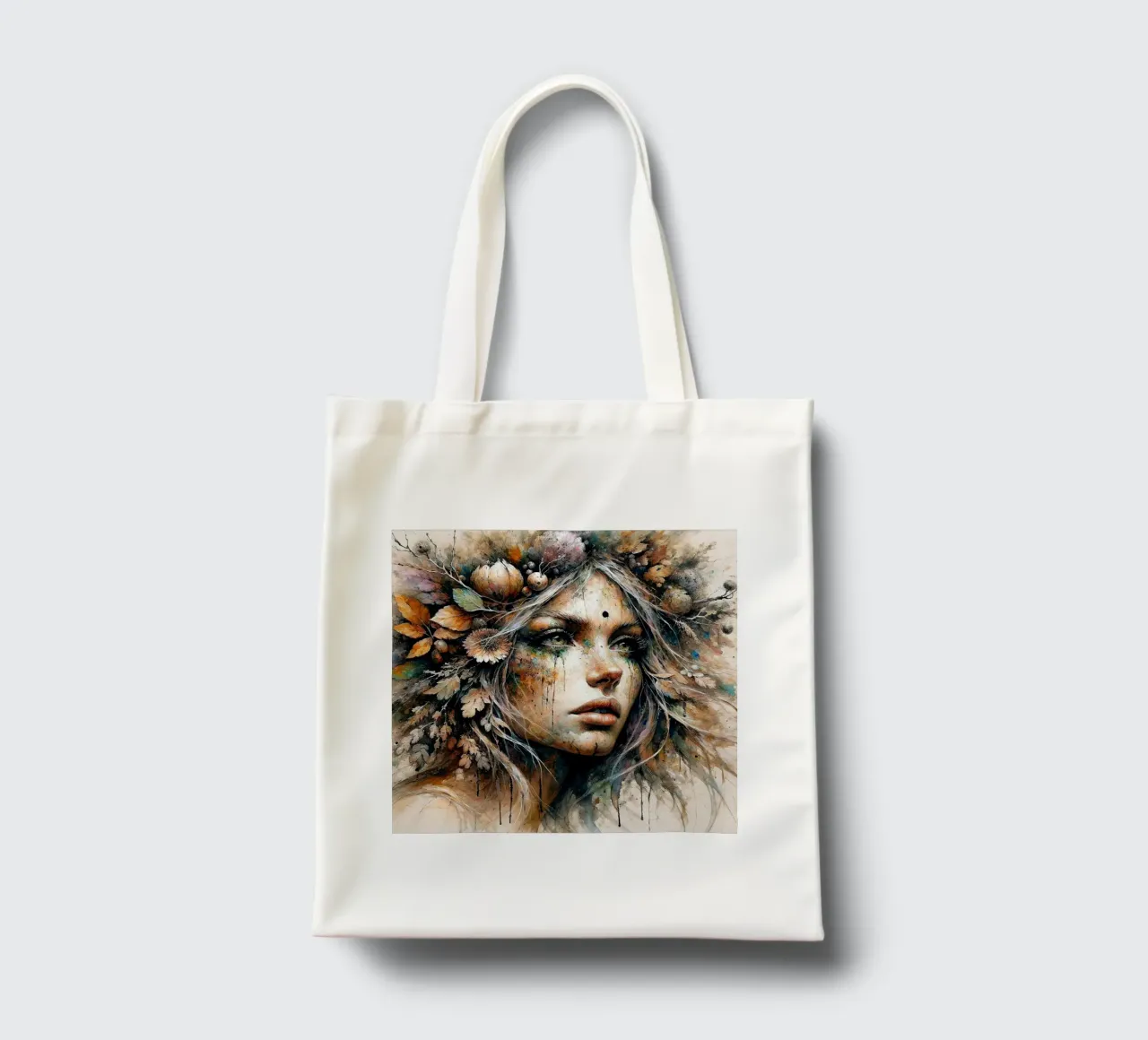 Powerful Druid tote bag by Chromatic Fusion Studio