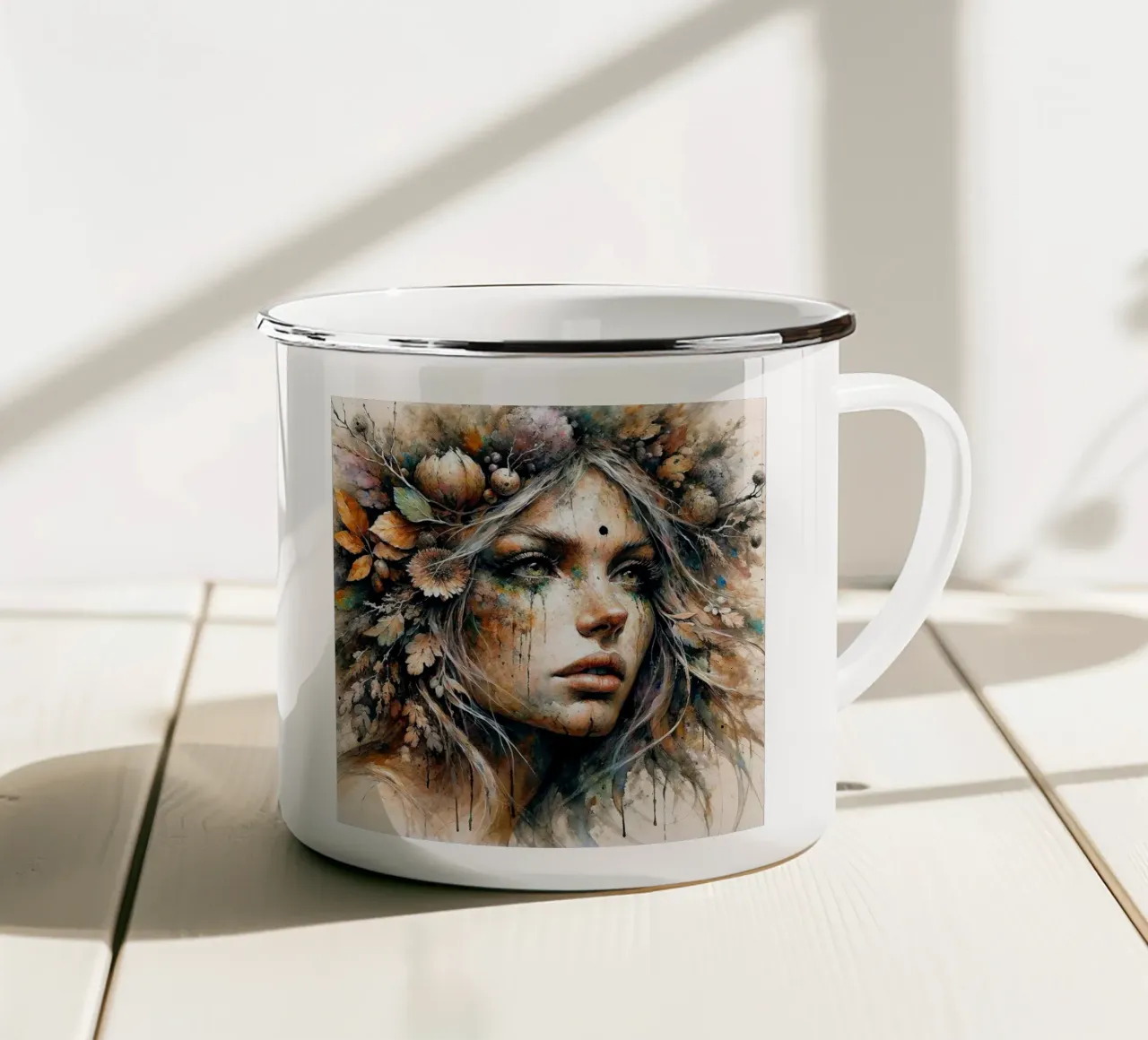 Druido potente tazza in smalto da Chromatic Fusion Studio