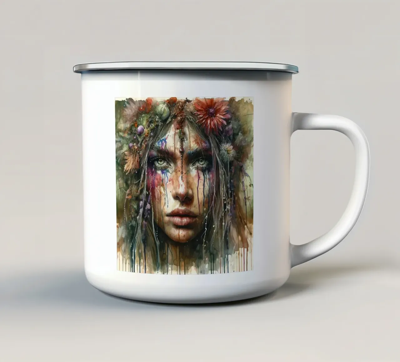 Druido potente tazza in smalto da Chromatic Fusion Studio