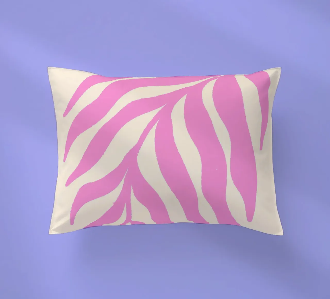Pink Silhouette Textured Branch 3 decorative cushion by Wackapacka