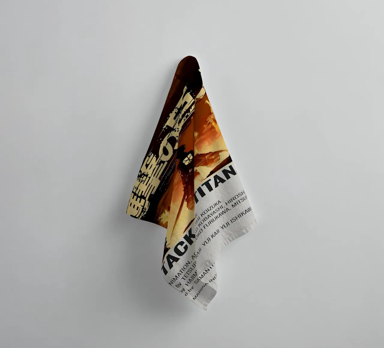 ATTACK ON TITAN 2013 asciugamano da bagno da Totoya