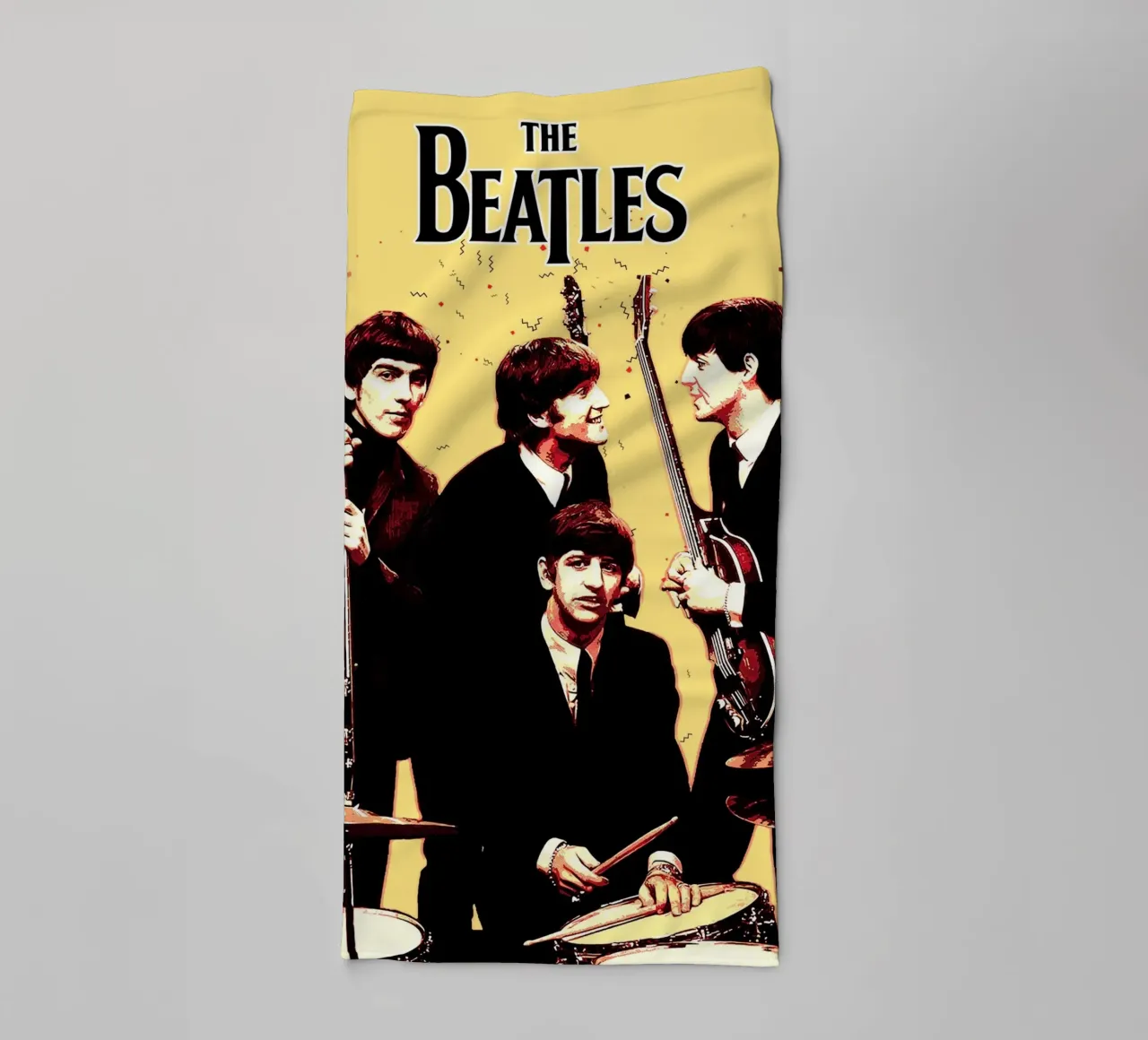 Legend of The Beatles towel by neonartroom