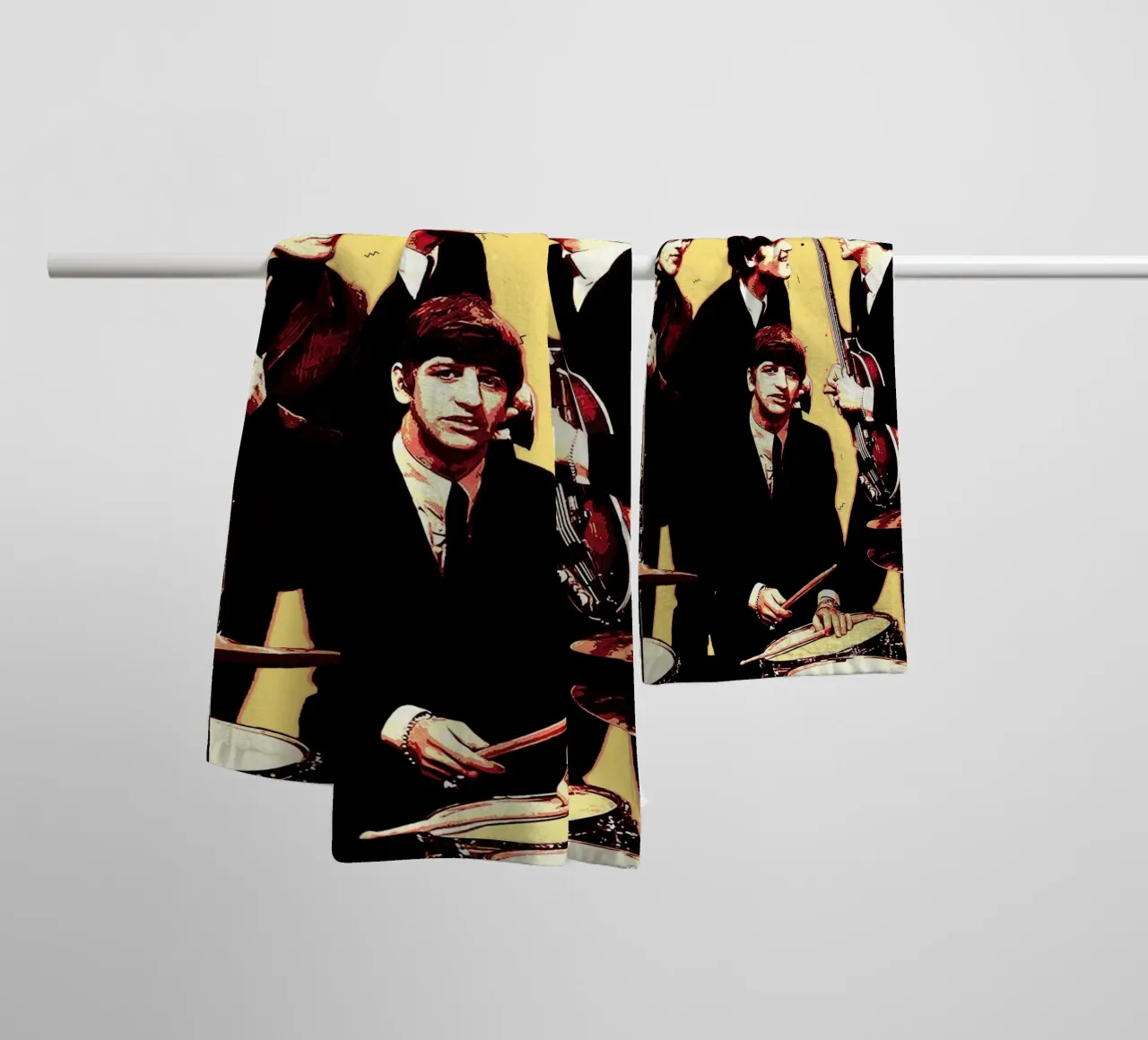 Legend of The Beatles towel by neonartroom