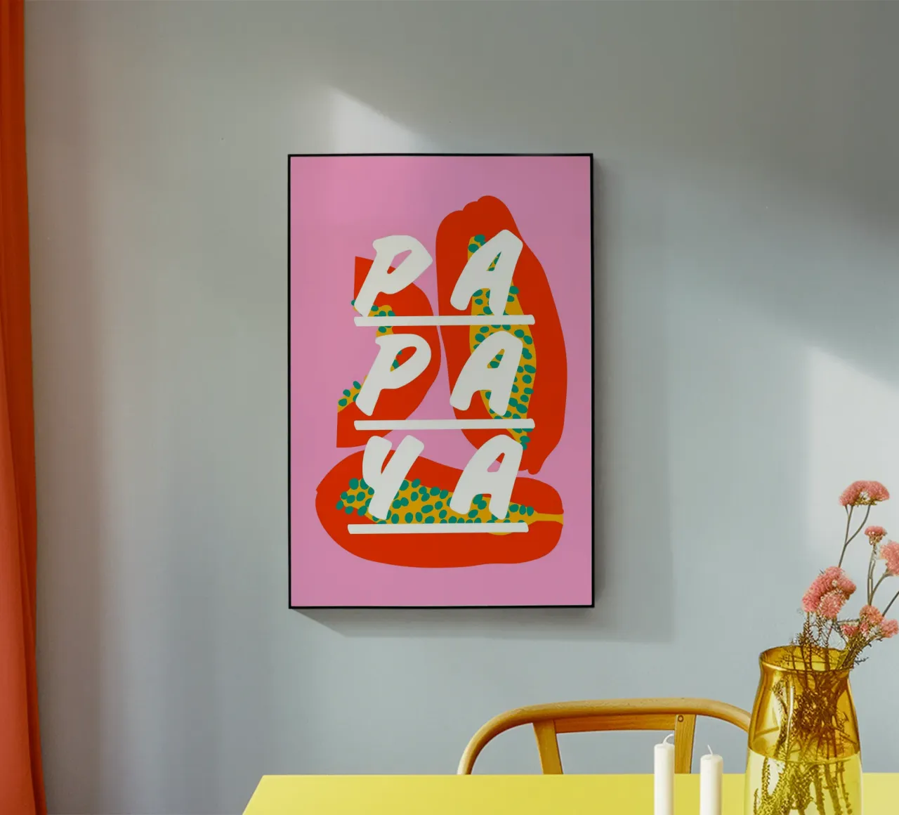 Papaya plexiglass da Mariery Young