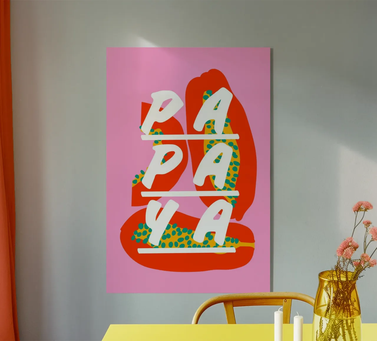 Papaya plexiglass da Mariery Young