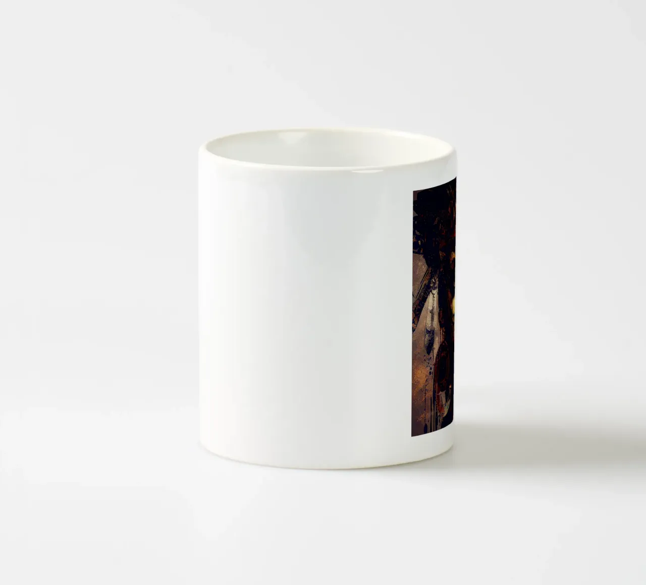 Powerful Egyptian Warrior Woman ceramic mug by Chromatic Fusion Studio