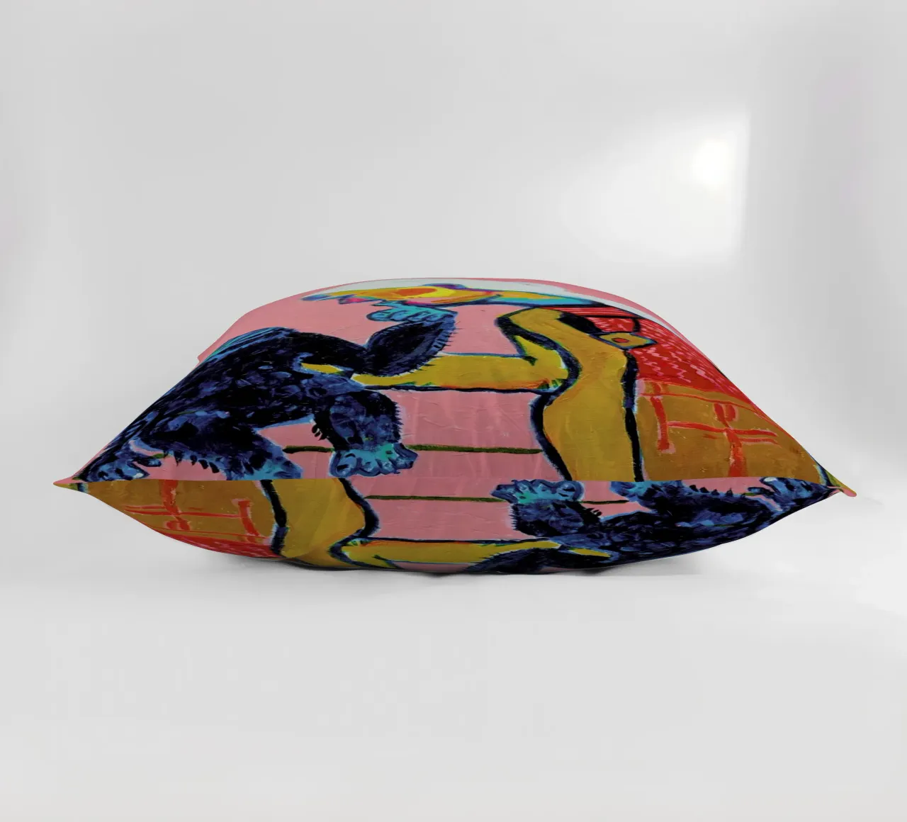 Jane Goodall 2 decorative cushion by Blanca Nuñez Pozuelo