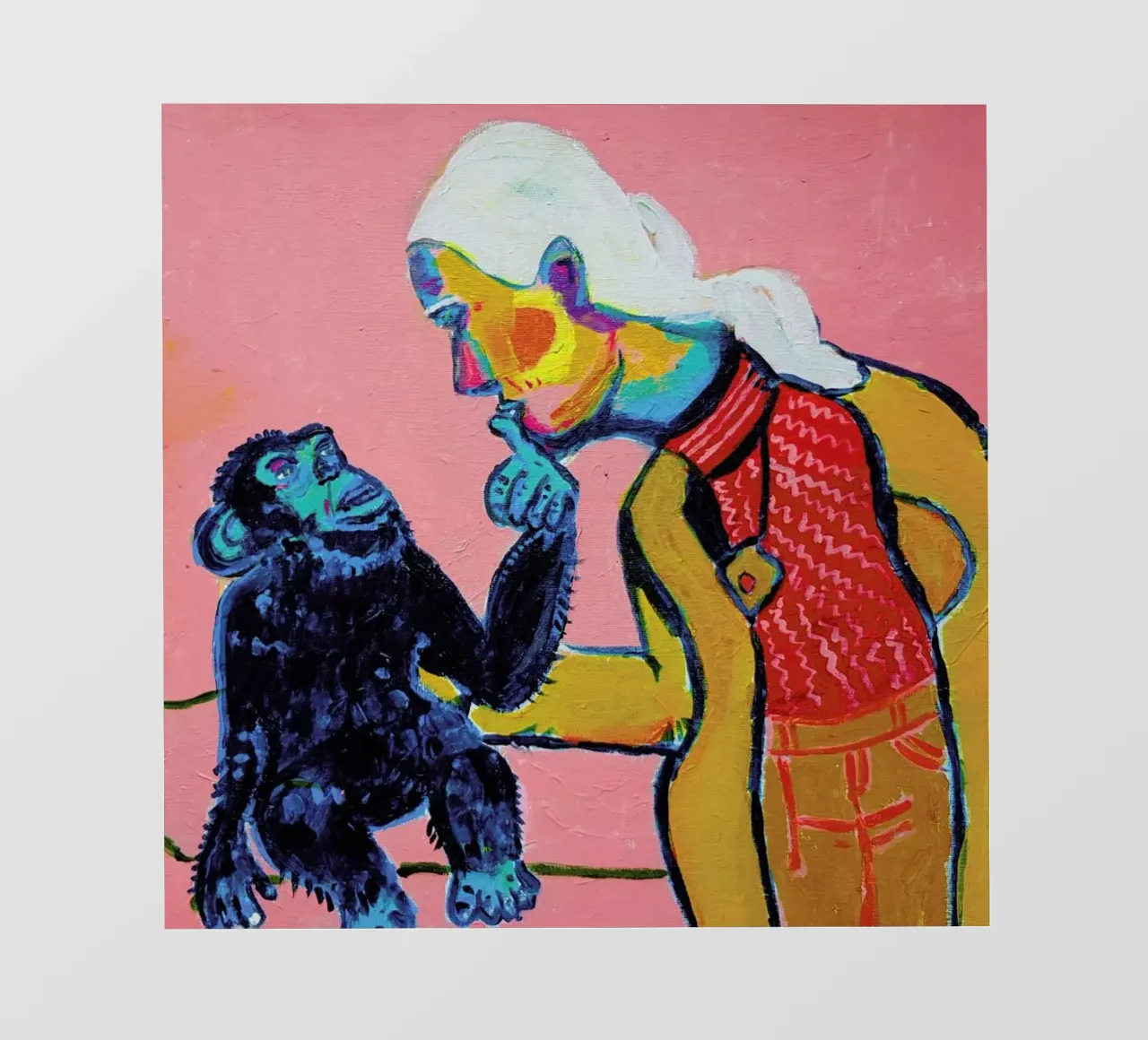 Jane Goodall 2 pvc cover by Blanca Nuñez Pozuelo