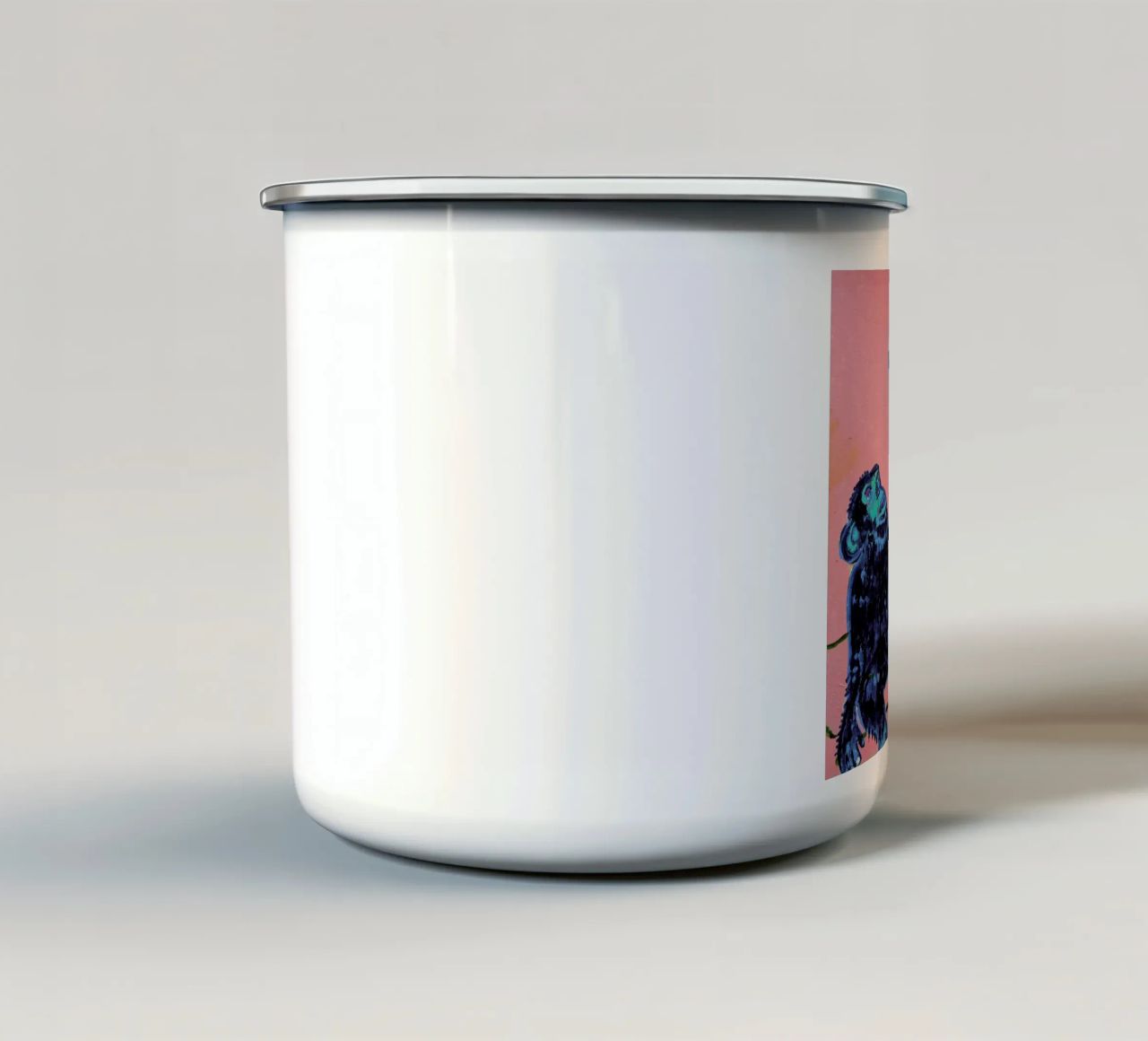 Jane Goodall 2 tazza in smalto da Blanca Nuñez Pozuelo