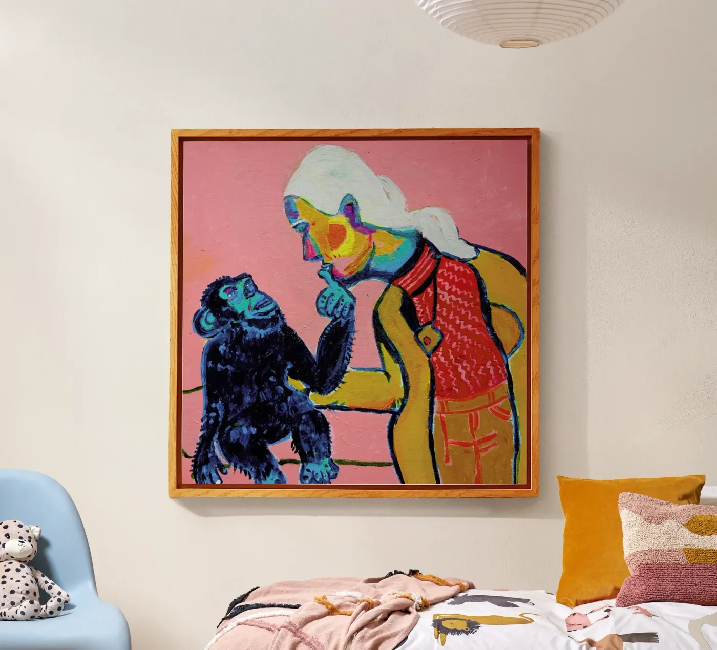 Jane Goodall 2 plexiglass da Blanca Nuñez Pozuelo