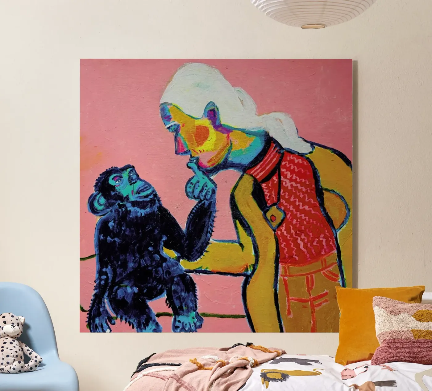 Jane Goodall 2 plexiglass da Blanca Nuñez Pozuelo